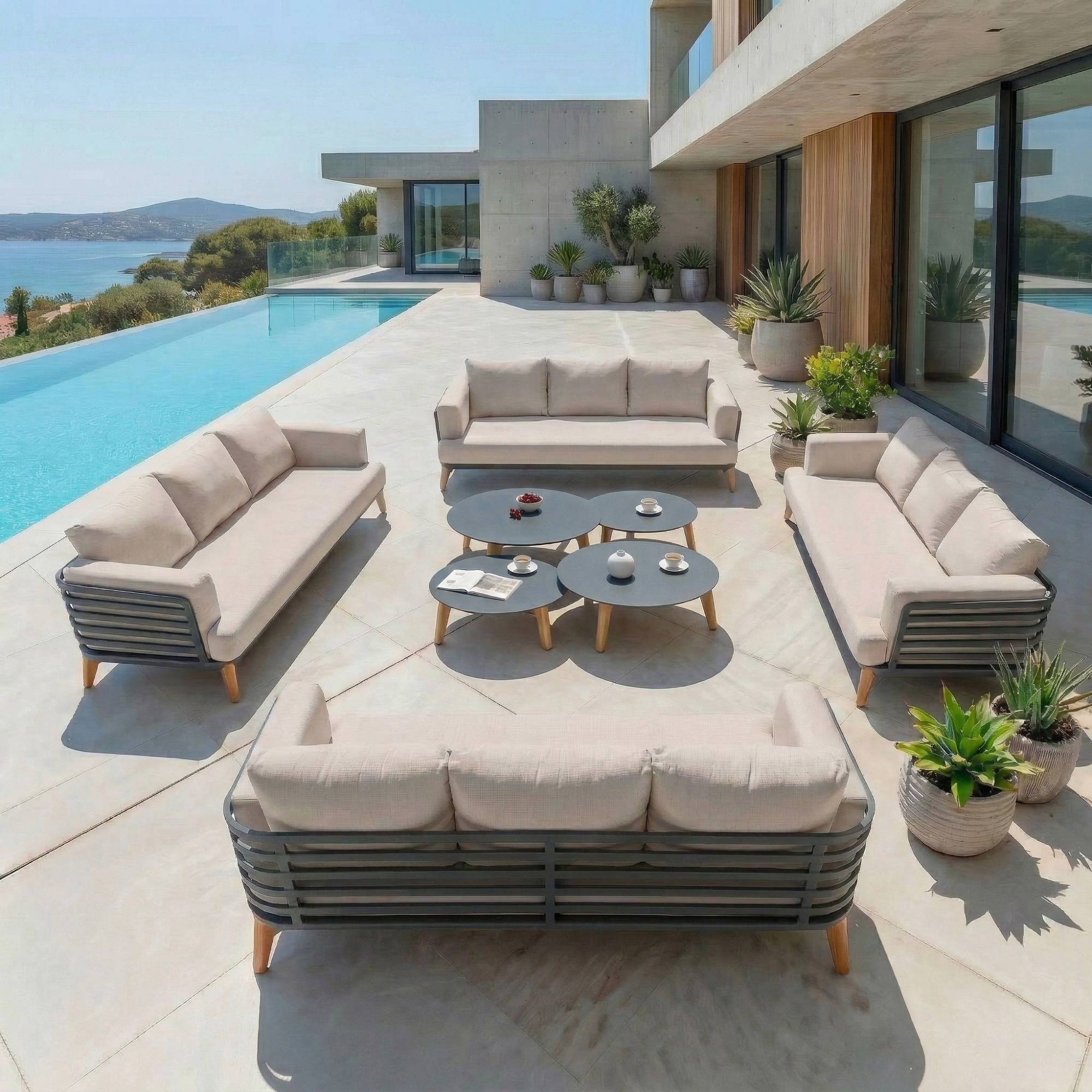 Monte Carlo sofa set - 12 seats