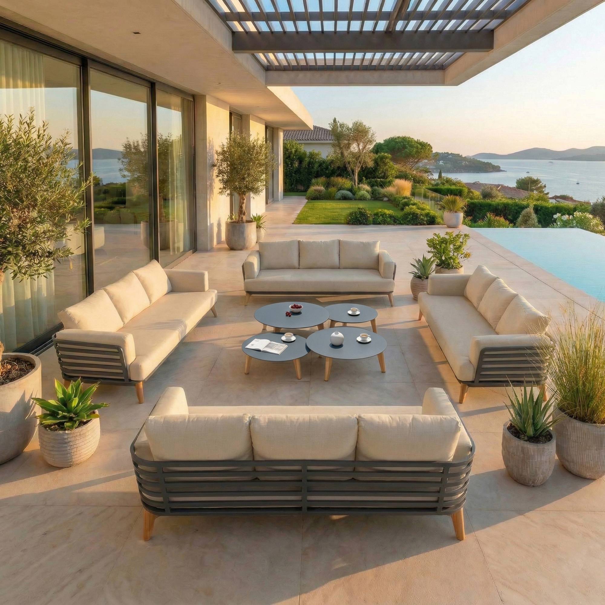 Monte Carlo sofa set - 12 seats