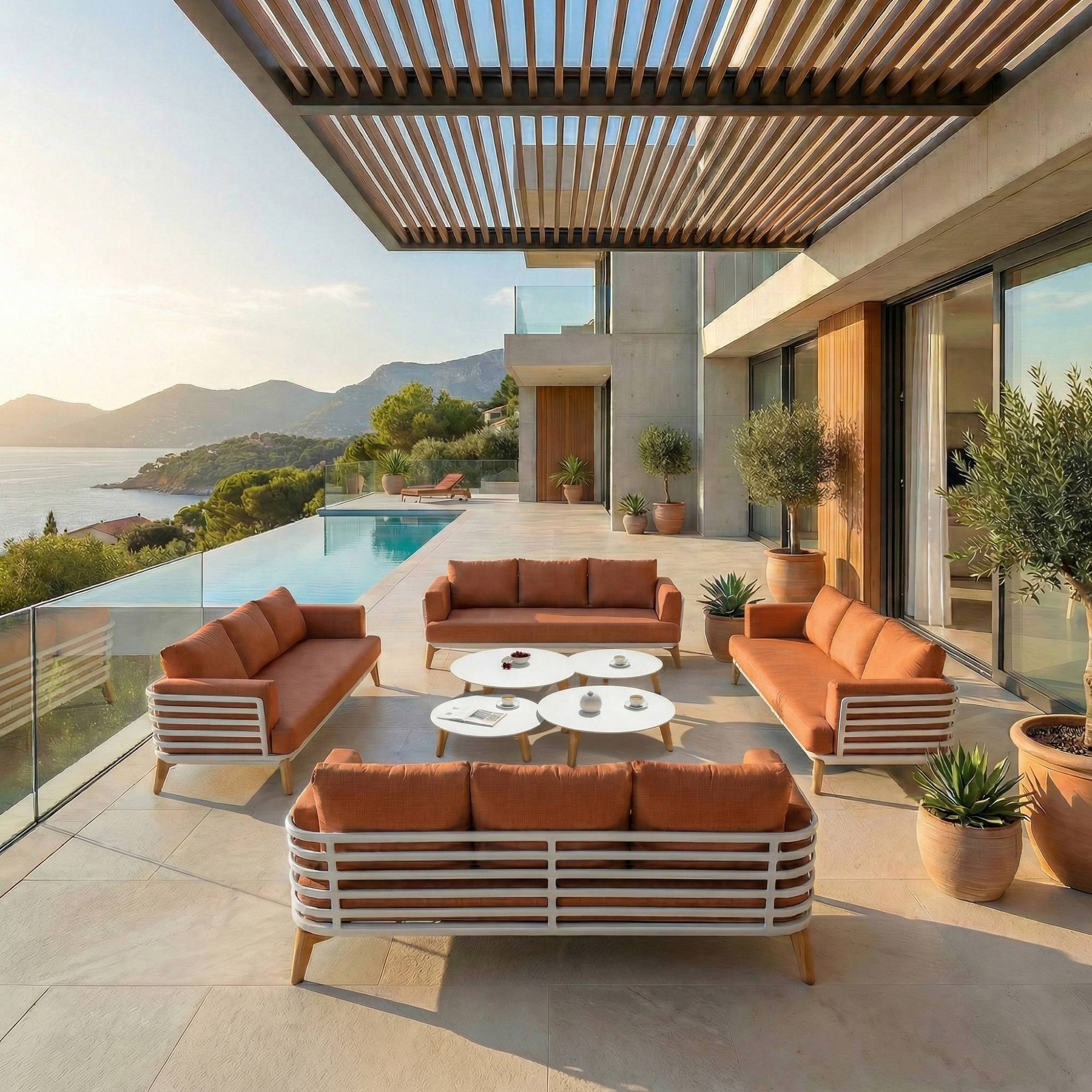 Monte Carlo sofa set - 12 seats