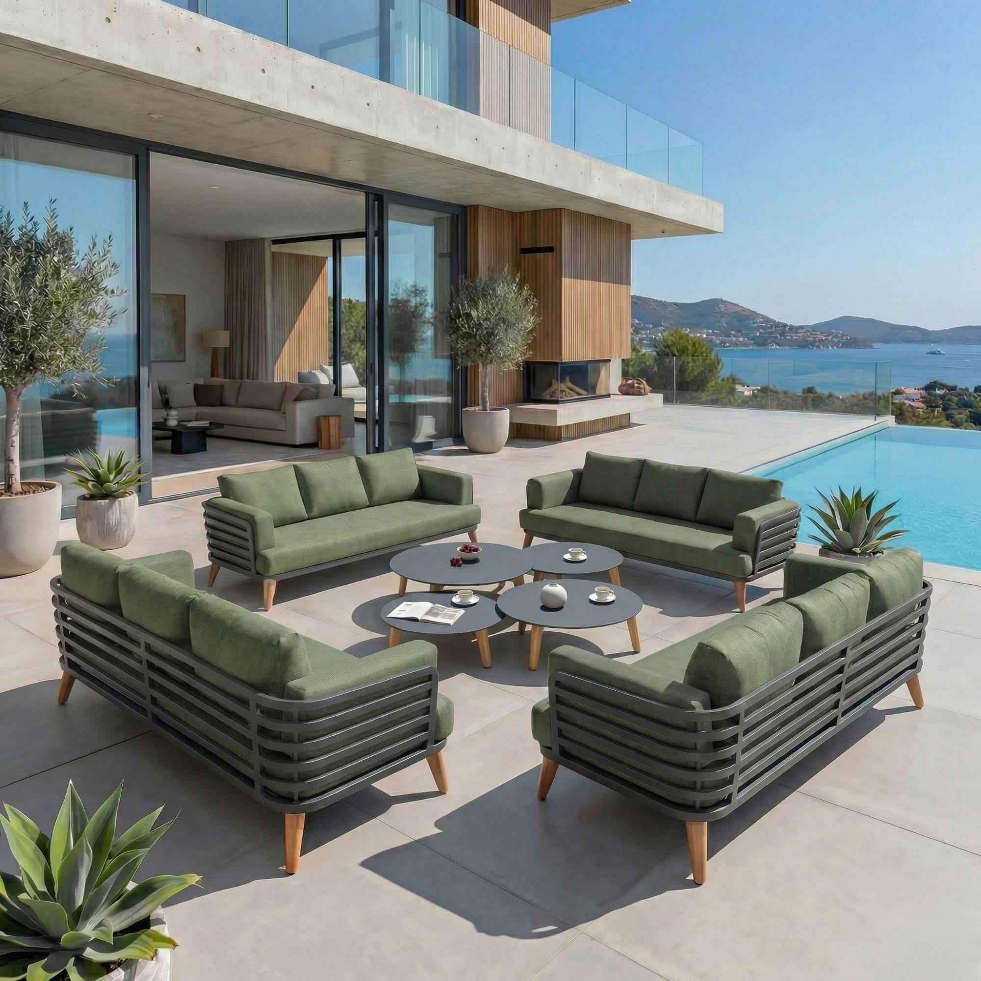 Monte Carlo sofa set - 12 seats