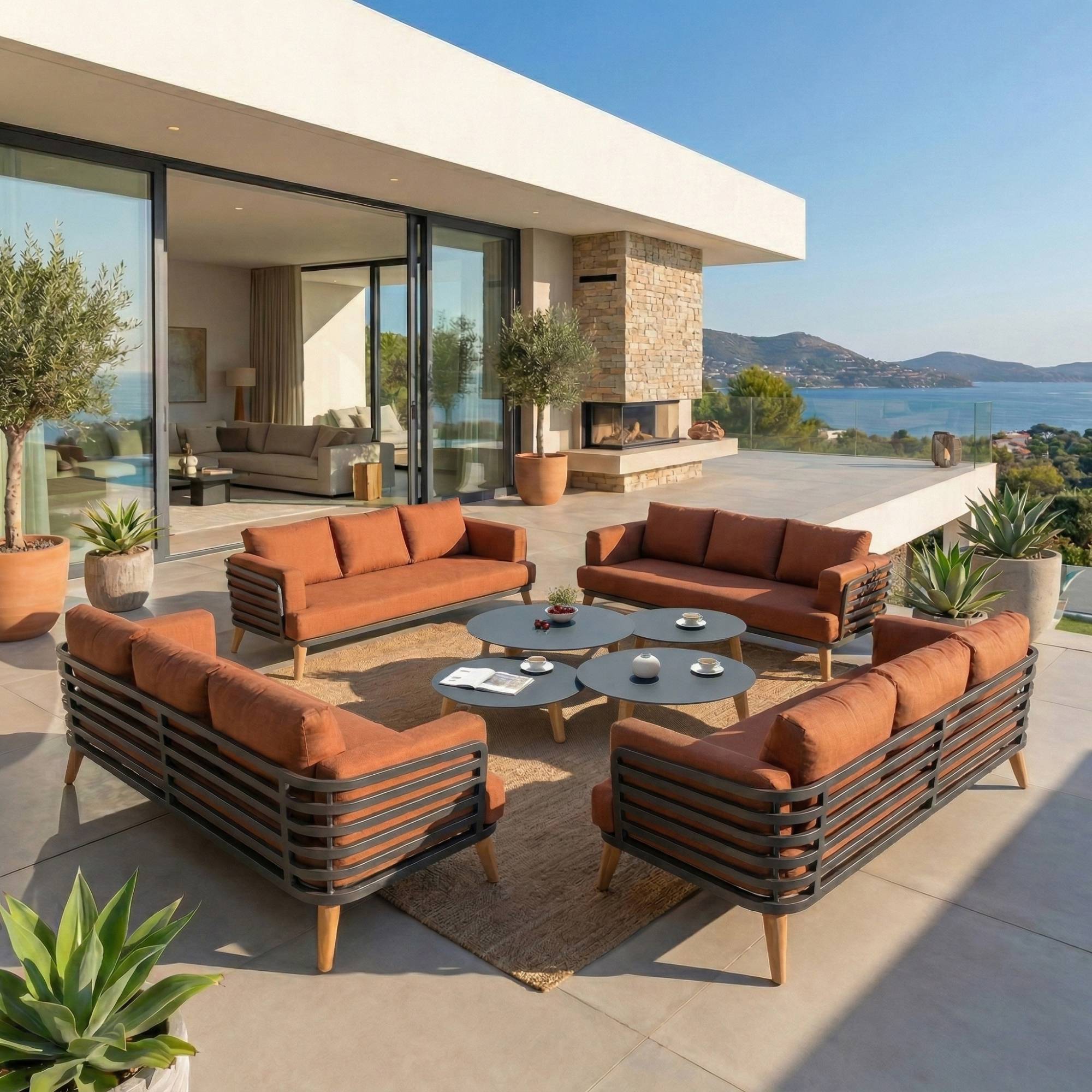 Monte Carlo sofa set - 12 seats