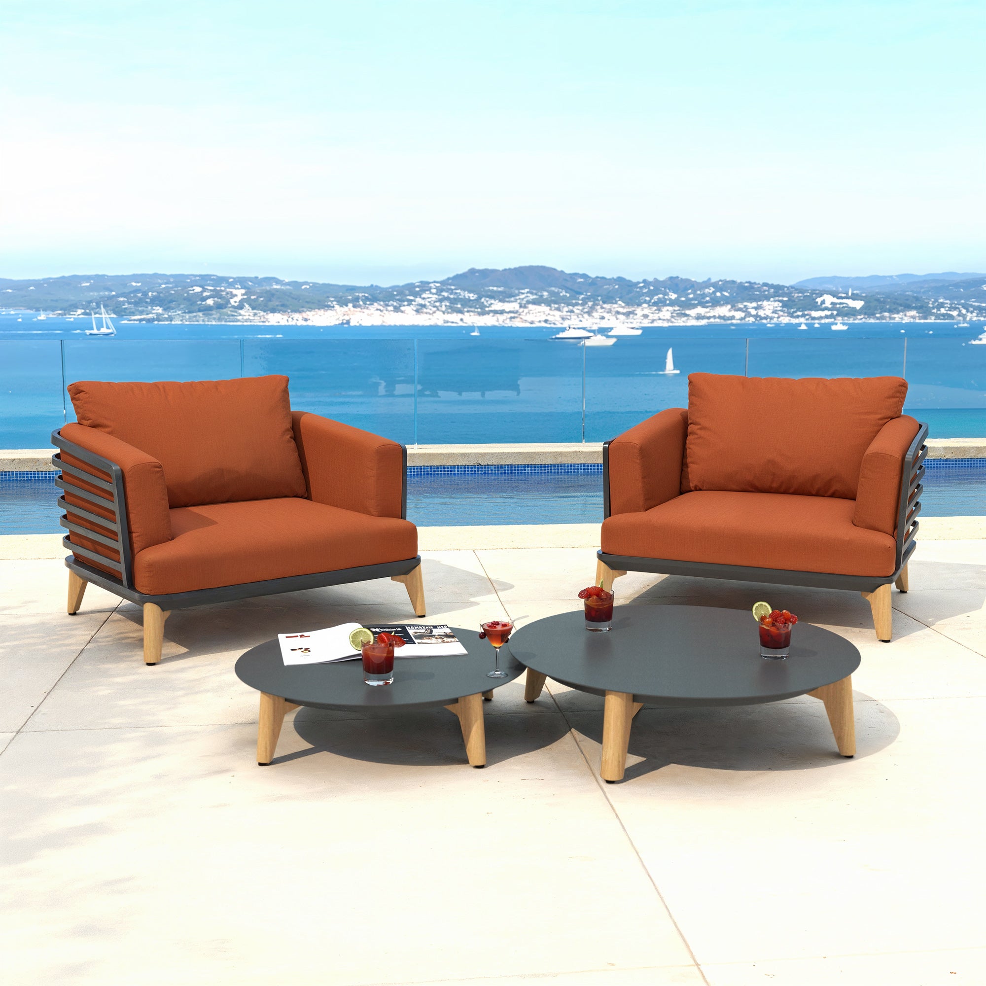 Conjunto de jardín Monte Carlo - 2 plazas