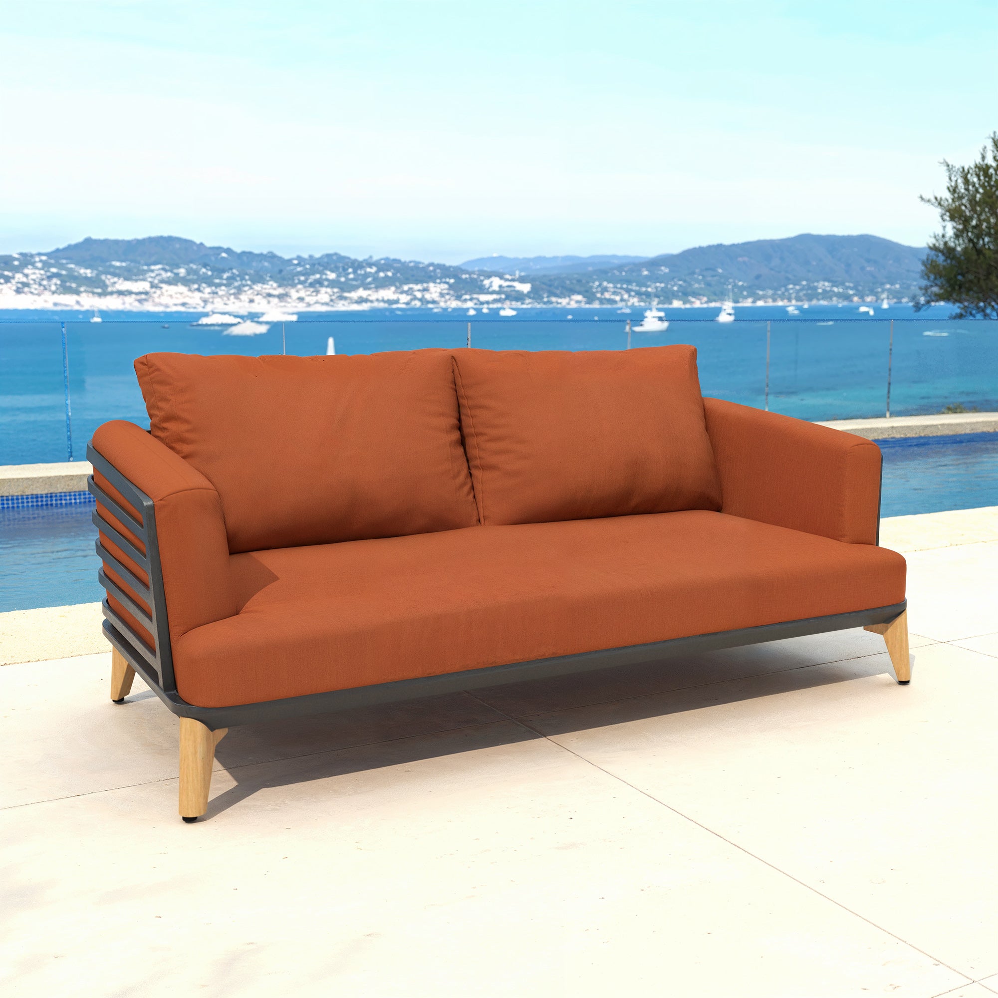 Sofá de jardín 2 plazas Montecarlo