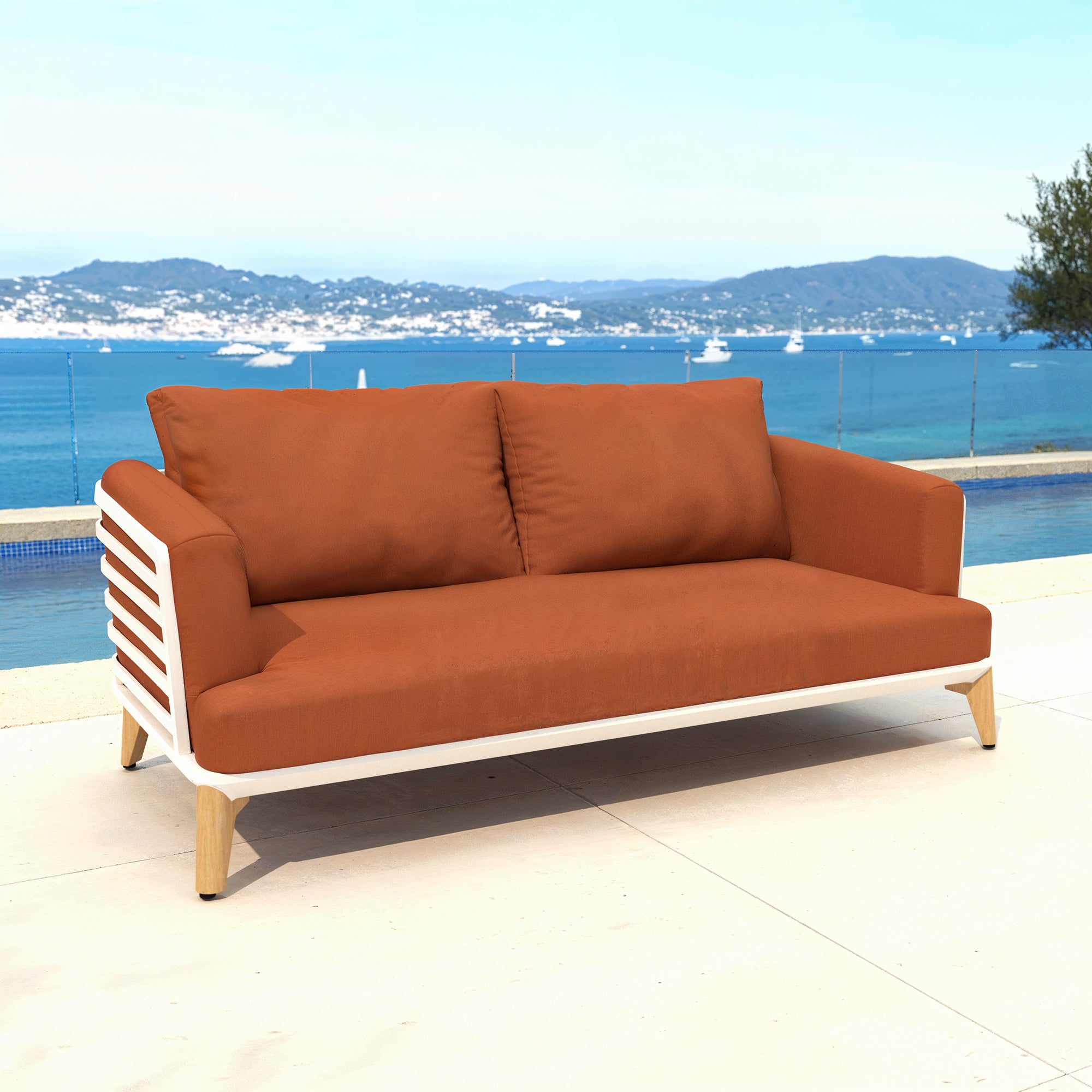 Sofá de jardín 2 plazas Montecarlo