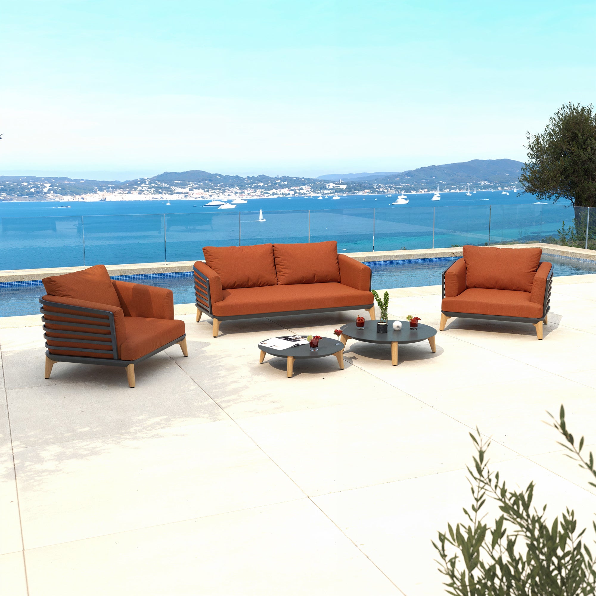 Lounge-set Monte Carlo - 4 Plätze