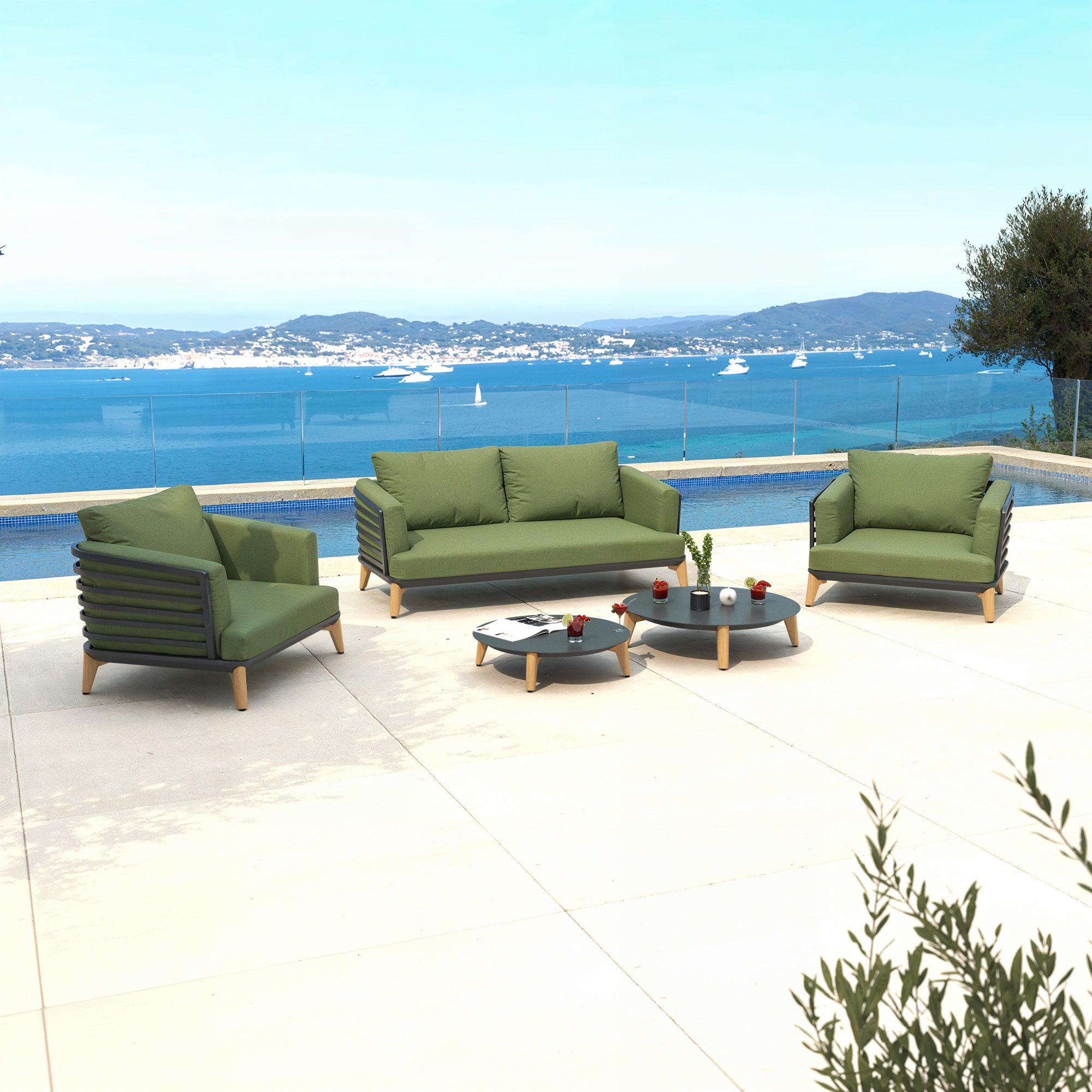 Lounge-set Monte Carlo - 4 Plätze