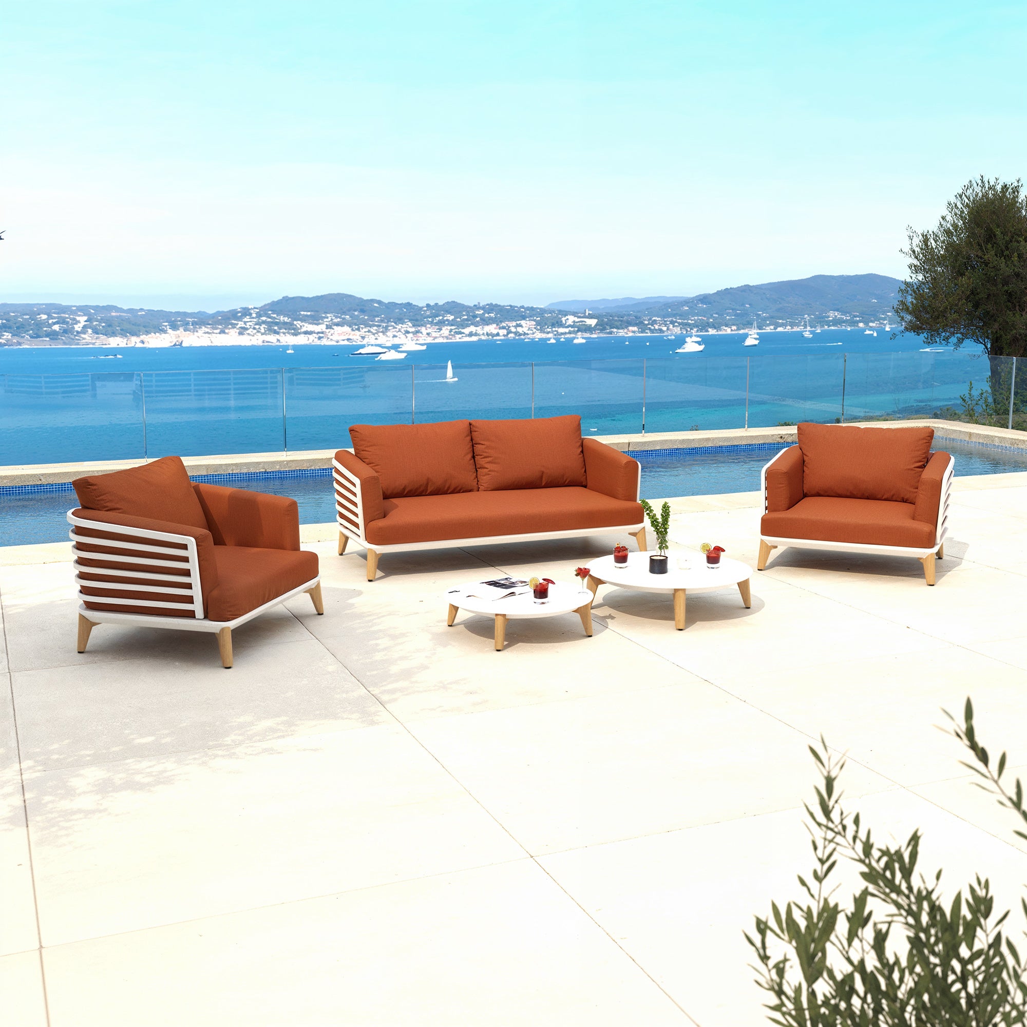 Lounge-set Monte Carlo - 4 Plätze