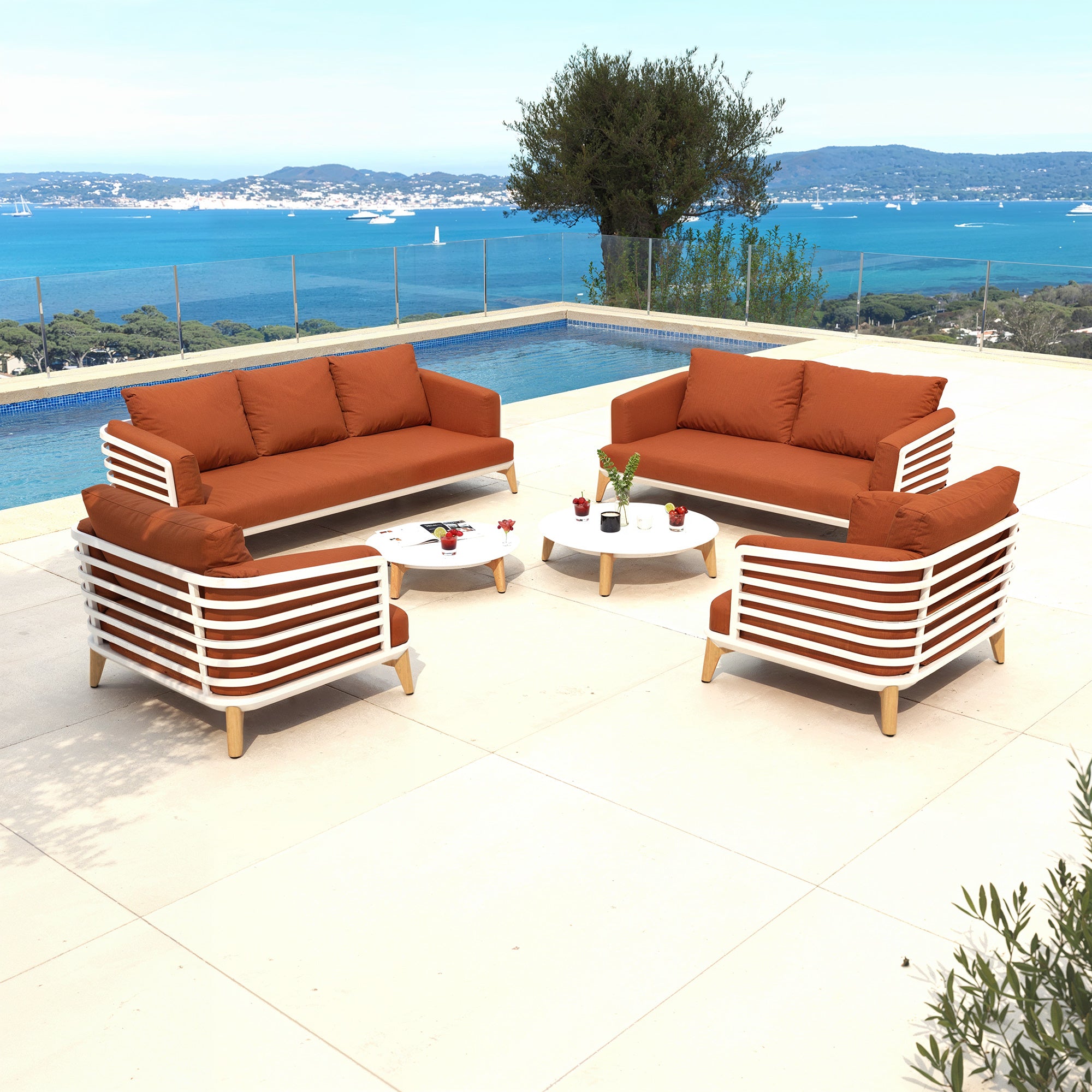 Conjunto de jardim Monte Carlo - 7 lugares