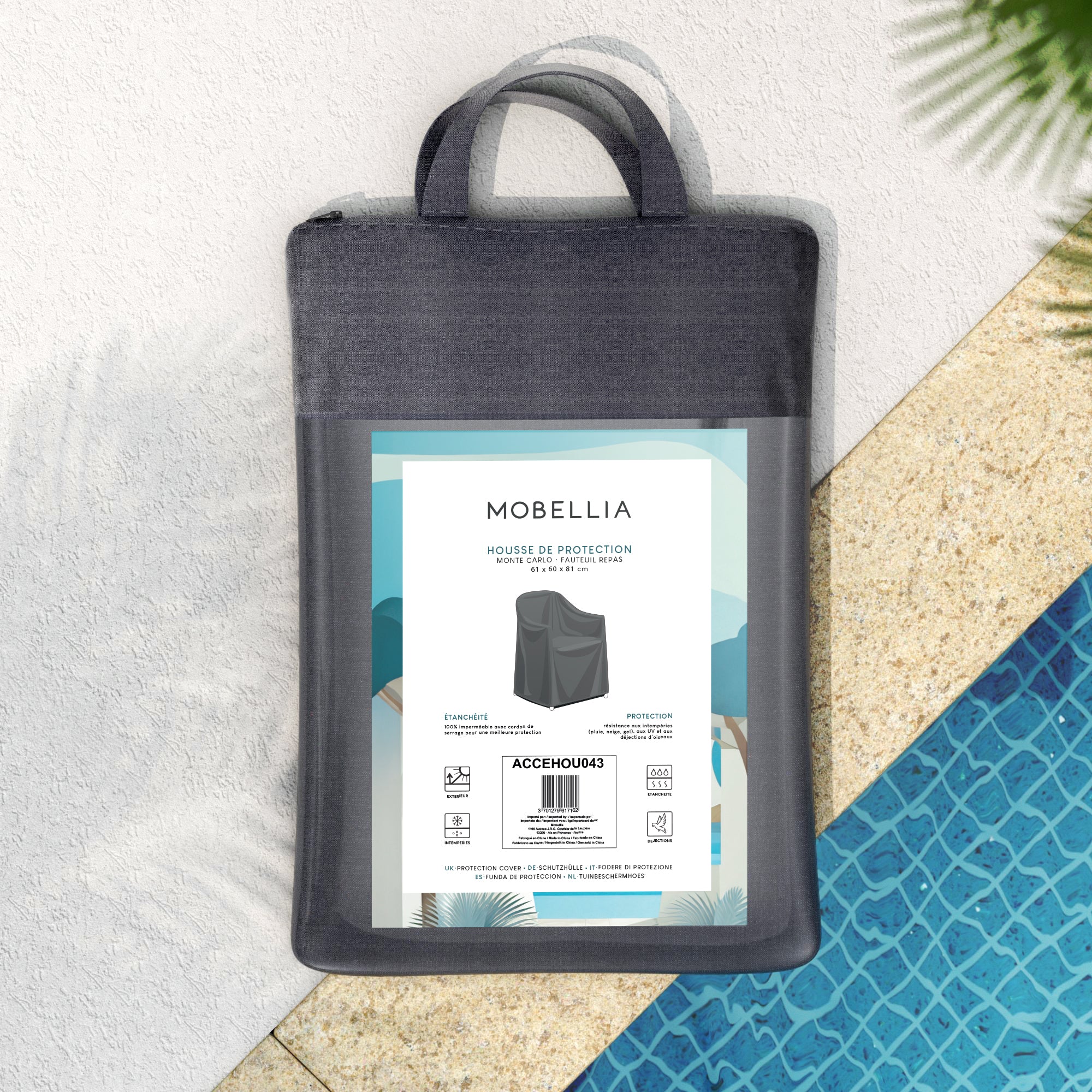 Funda protectora para sillón de comedor Monte Carlo