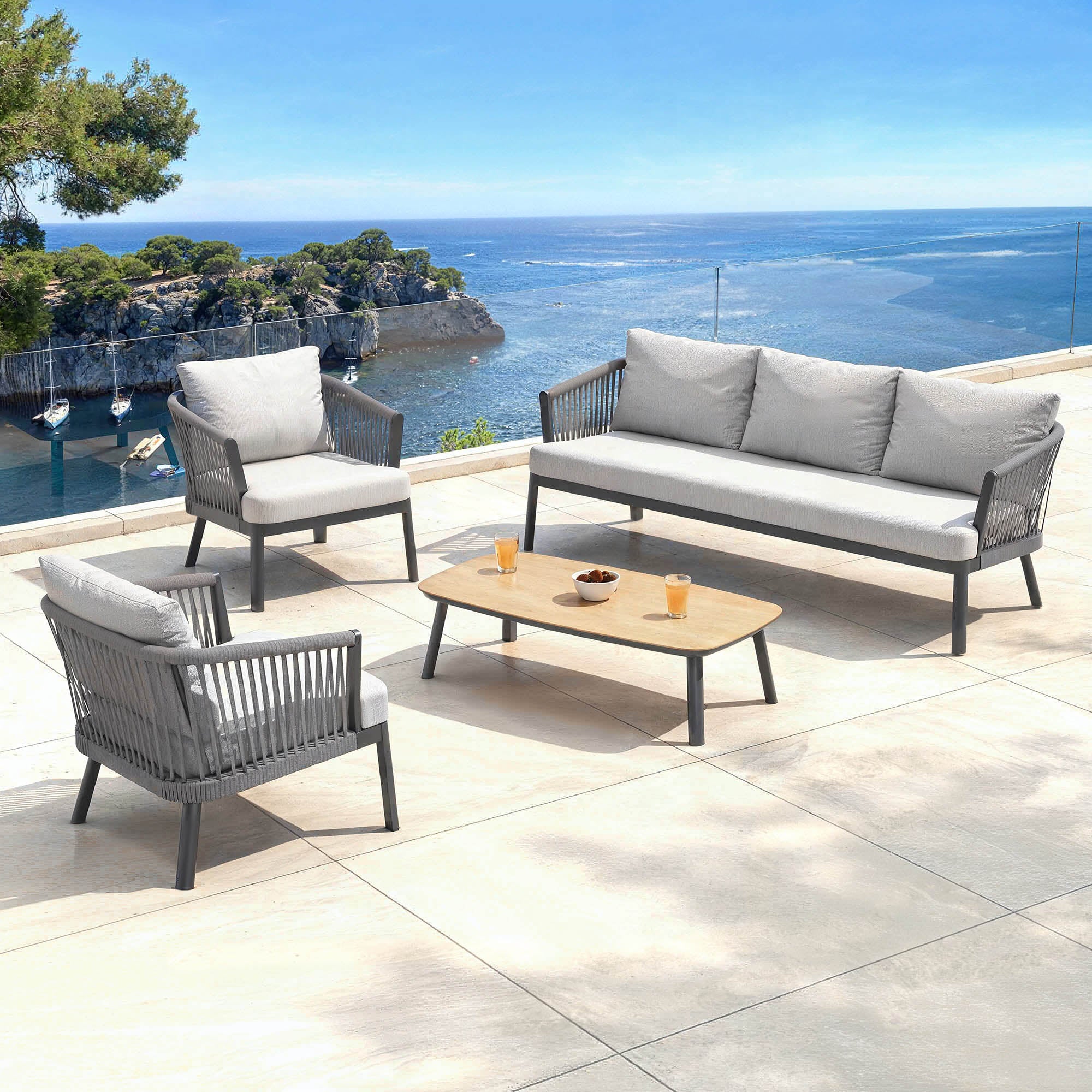 Salon de jardin Amalfi - 5 places