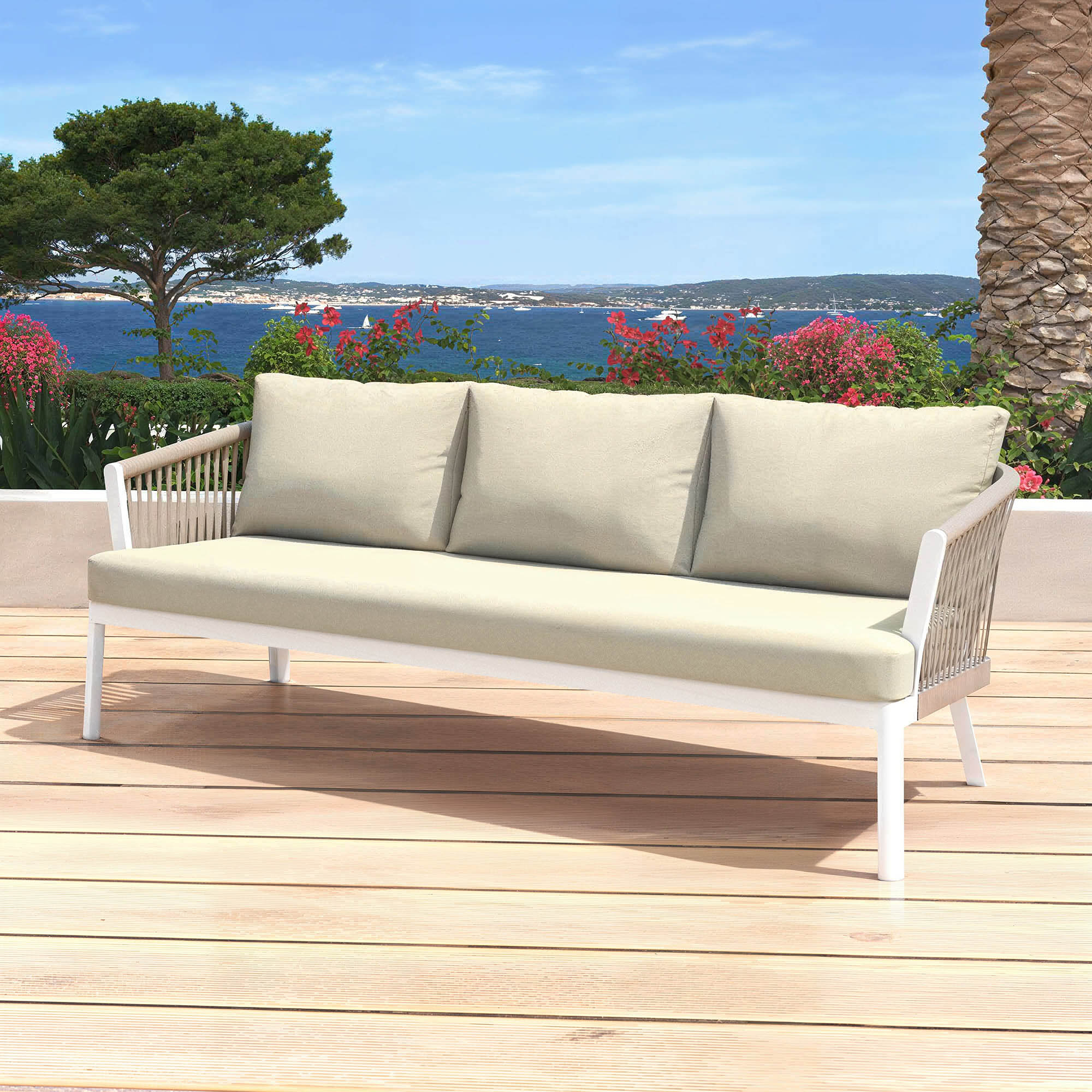 Amalfi 3-seater garden sofa