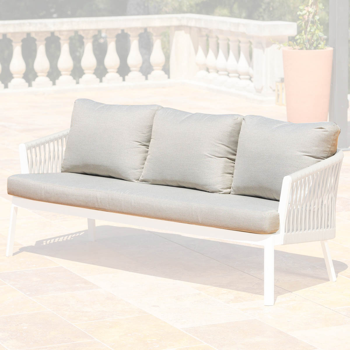 Housses de coussins pour canapé 3 places Amalfi