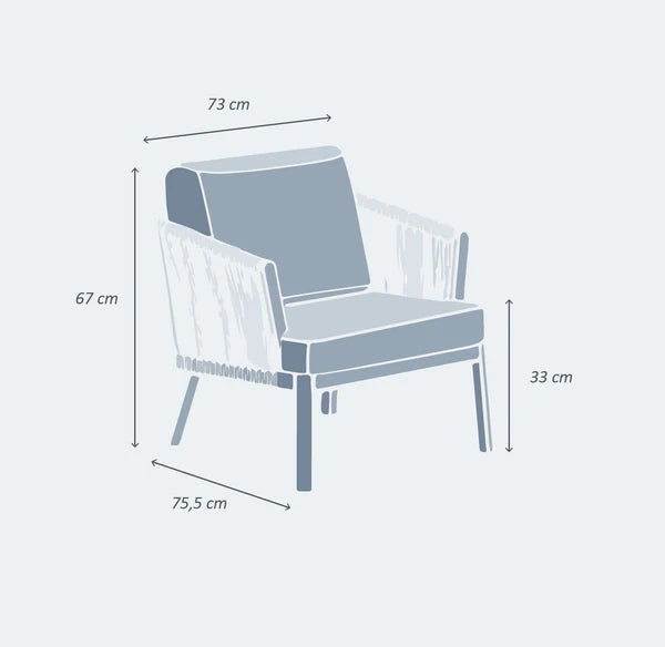 Amalfi Sofa Set - 2 seats (UK)