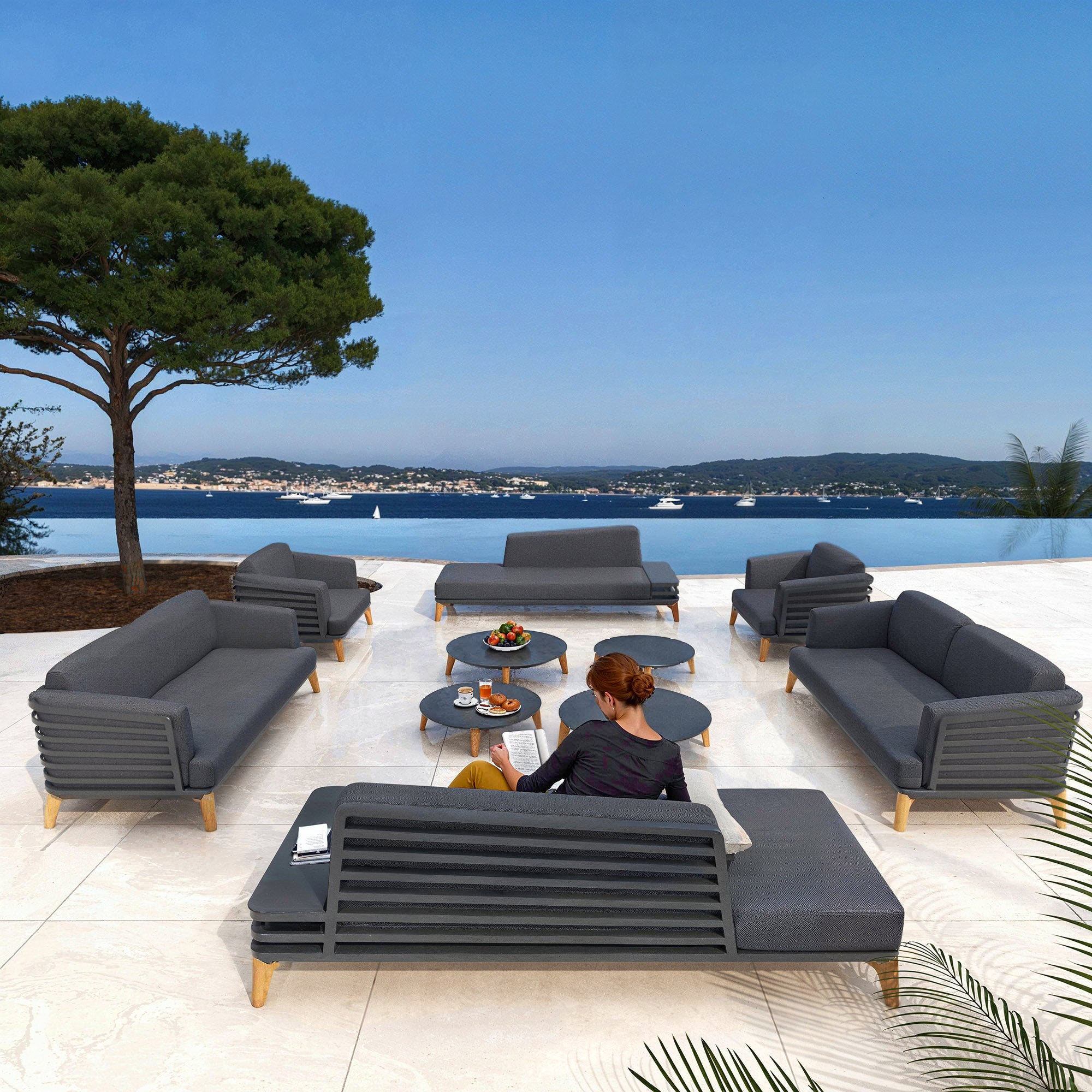 Chaise longue da giardino Monte Carlo