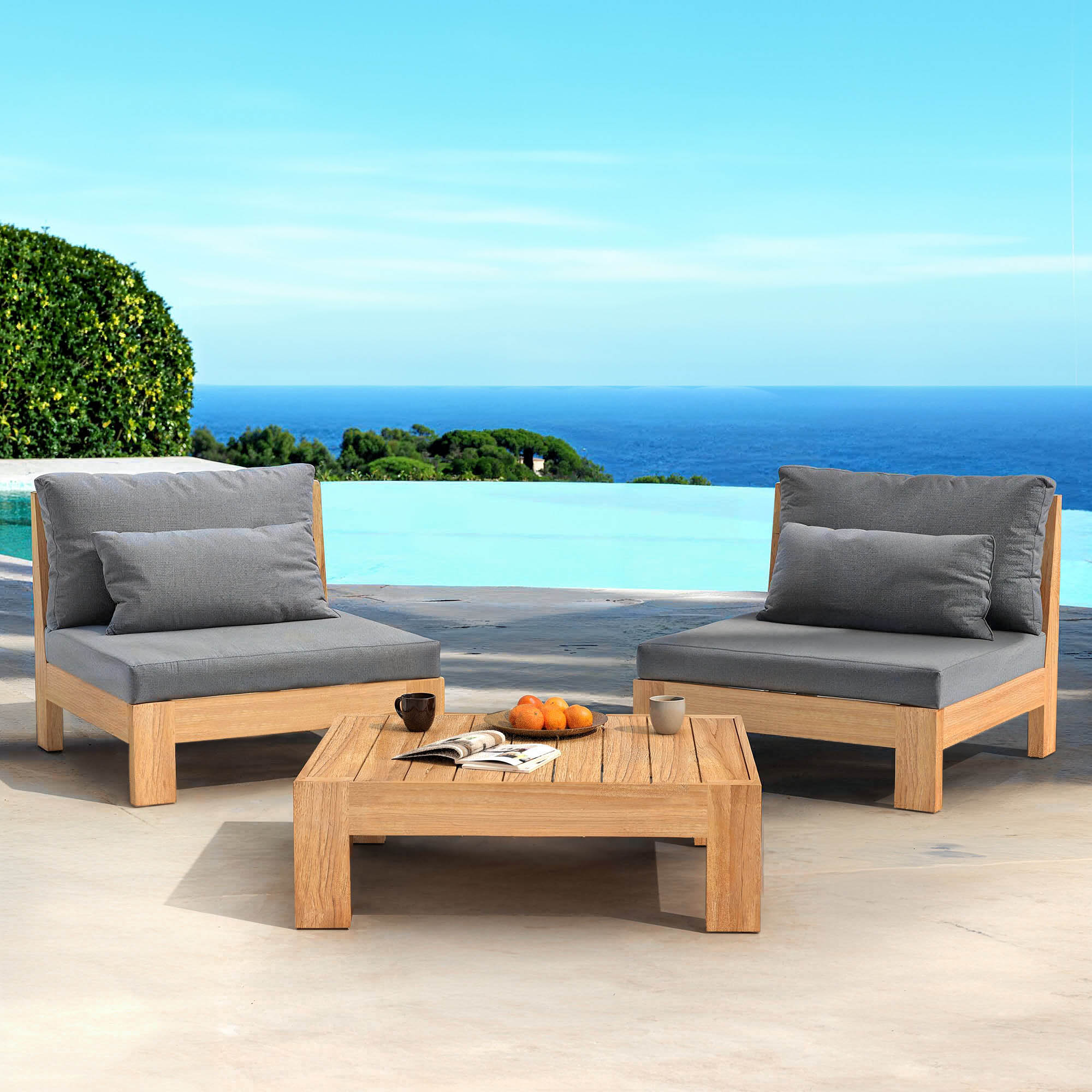 Salotto da giardino Bornéo - 2 posti