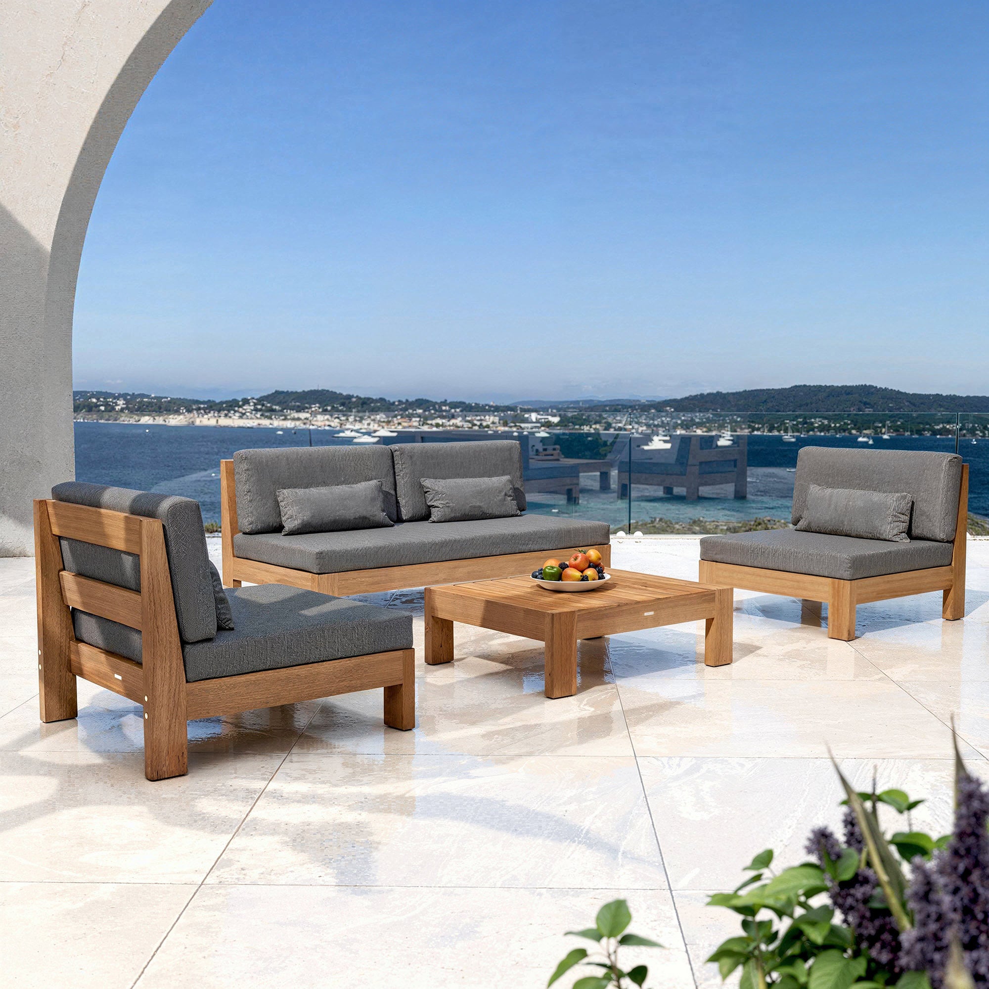 3-Sitzer Gartensofa Borneo