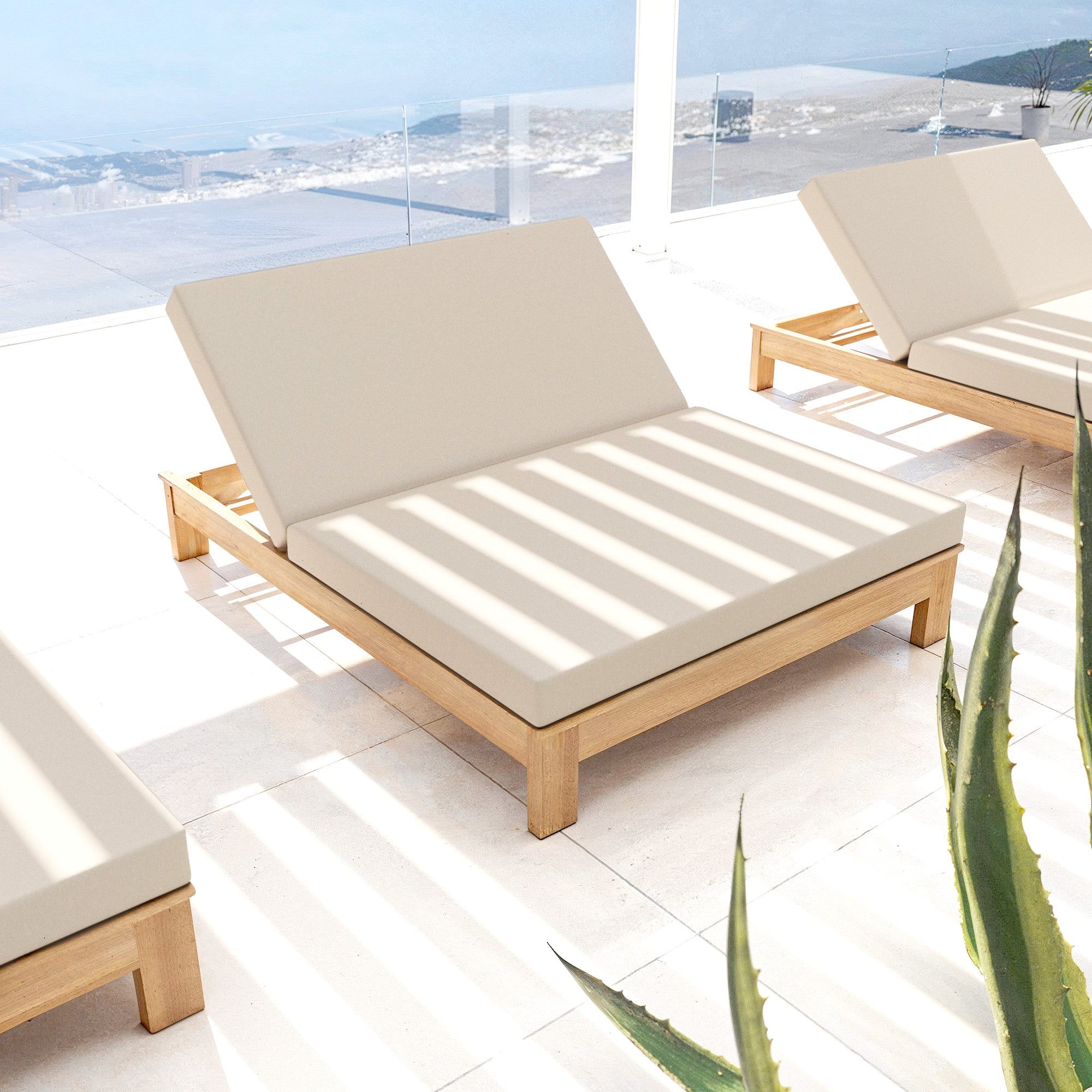 Double sun lounger Borneo