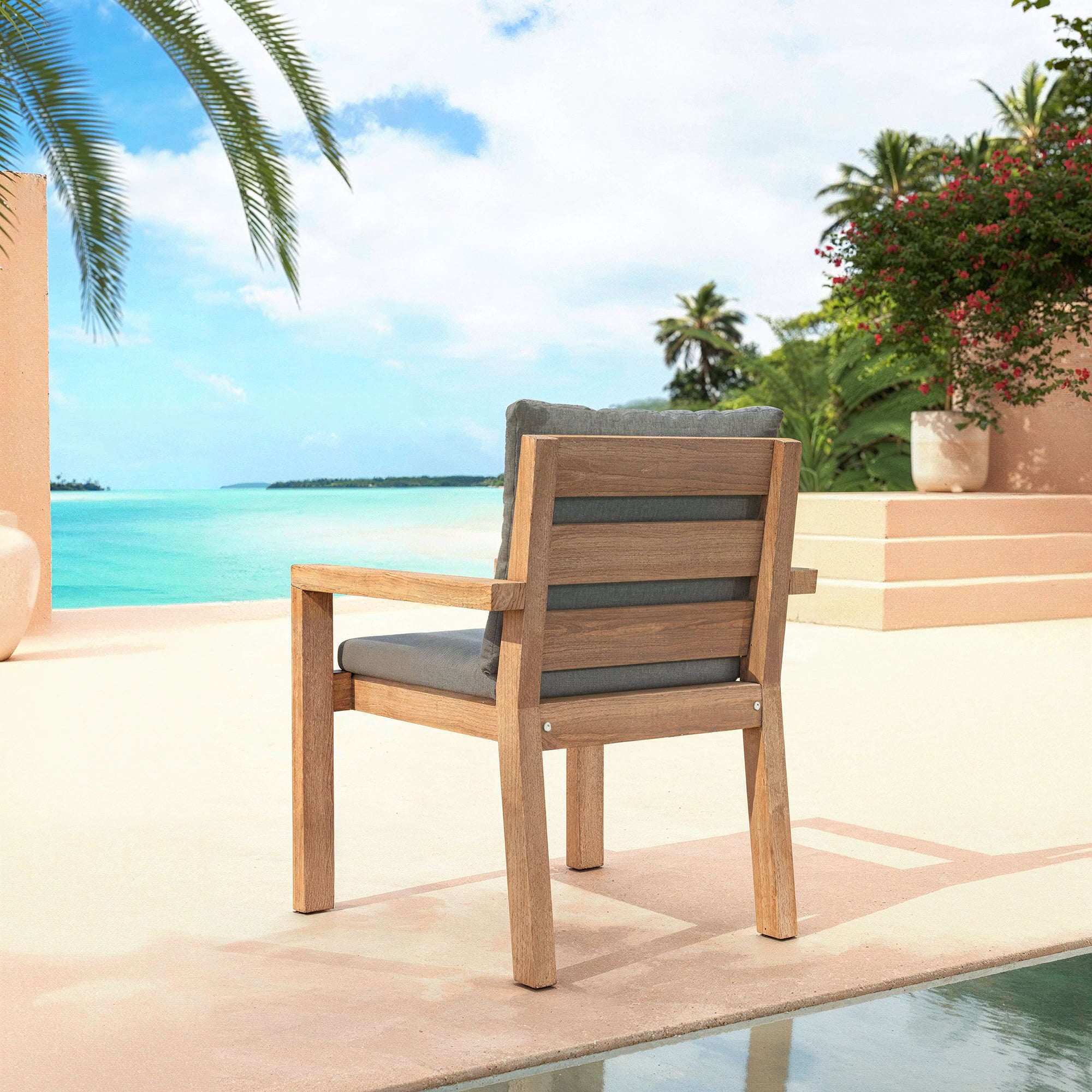 Conjunto de 2 cadeiras de refeição Bornéo