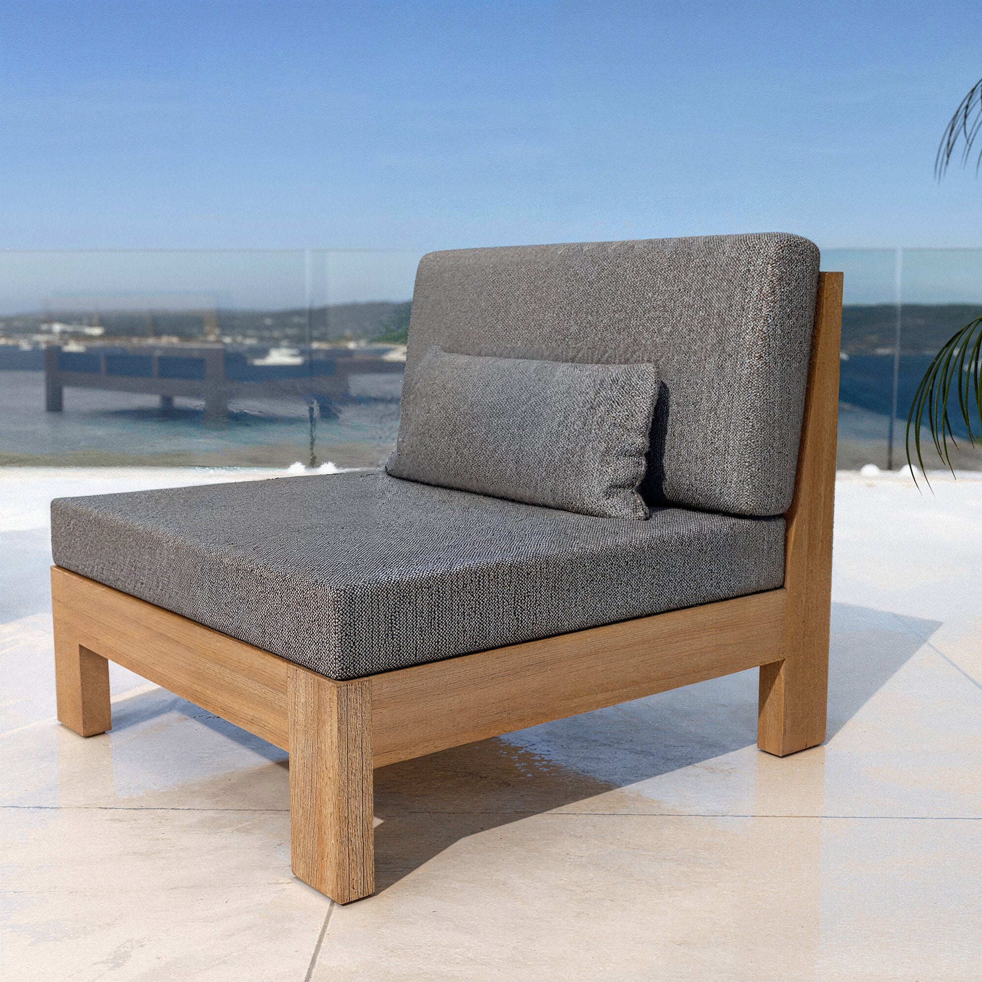 Borneo garden lounge with chaise longue - 5 seats