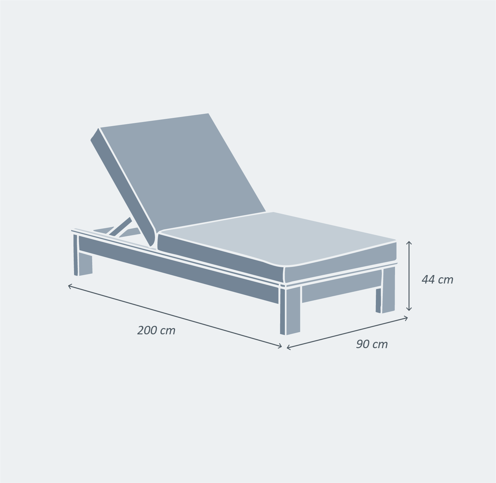 Lettino prendisole Borneo