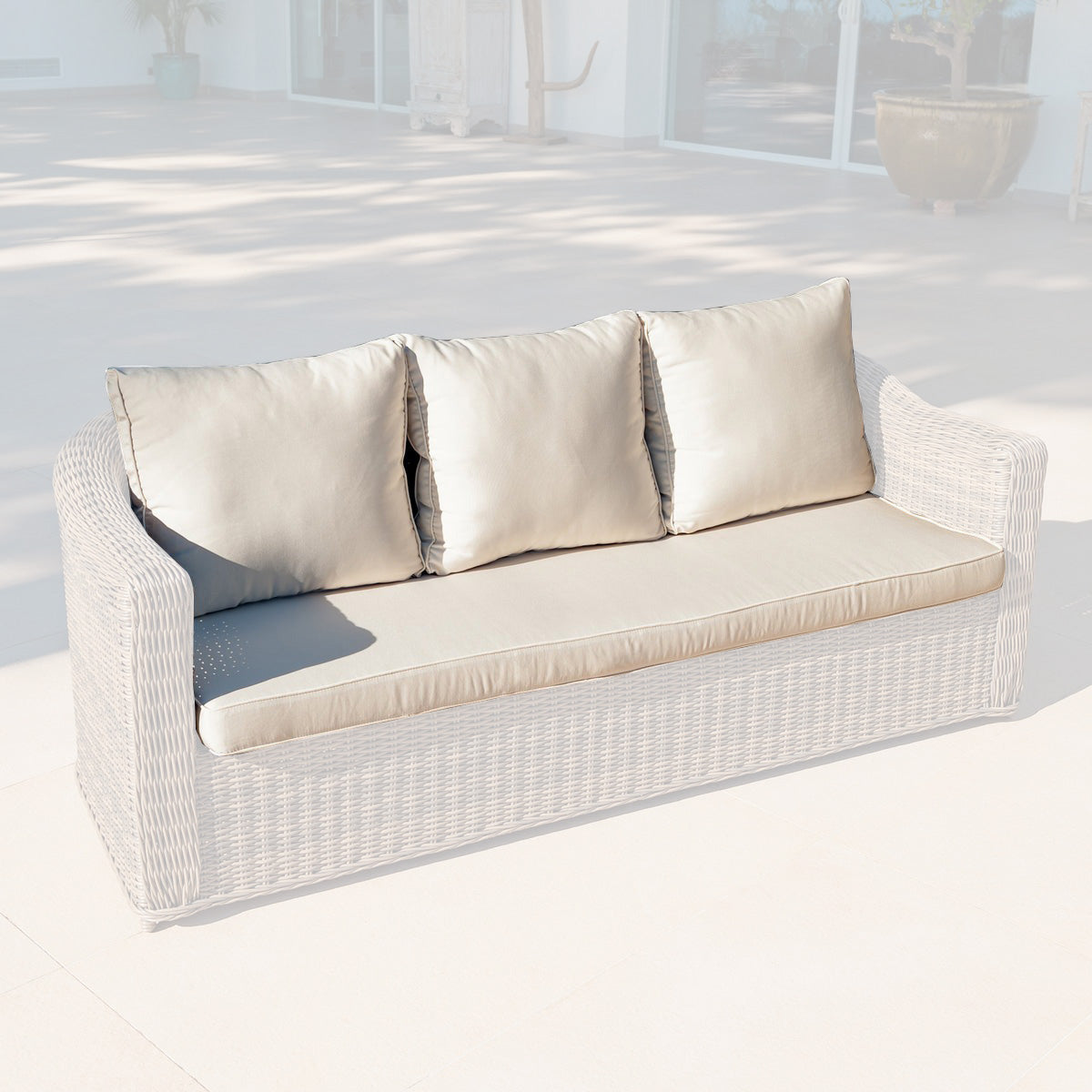 Housse de coussins pour canapé 3 places Calvi