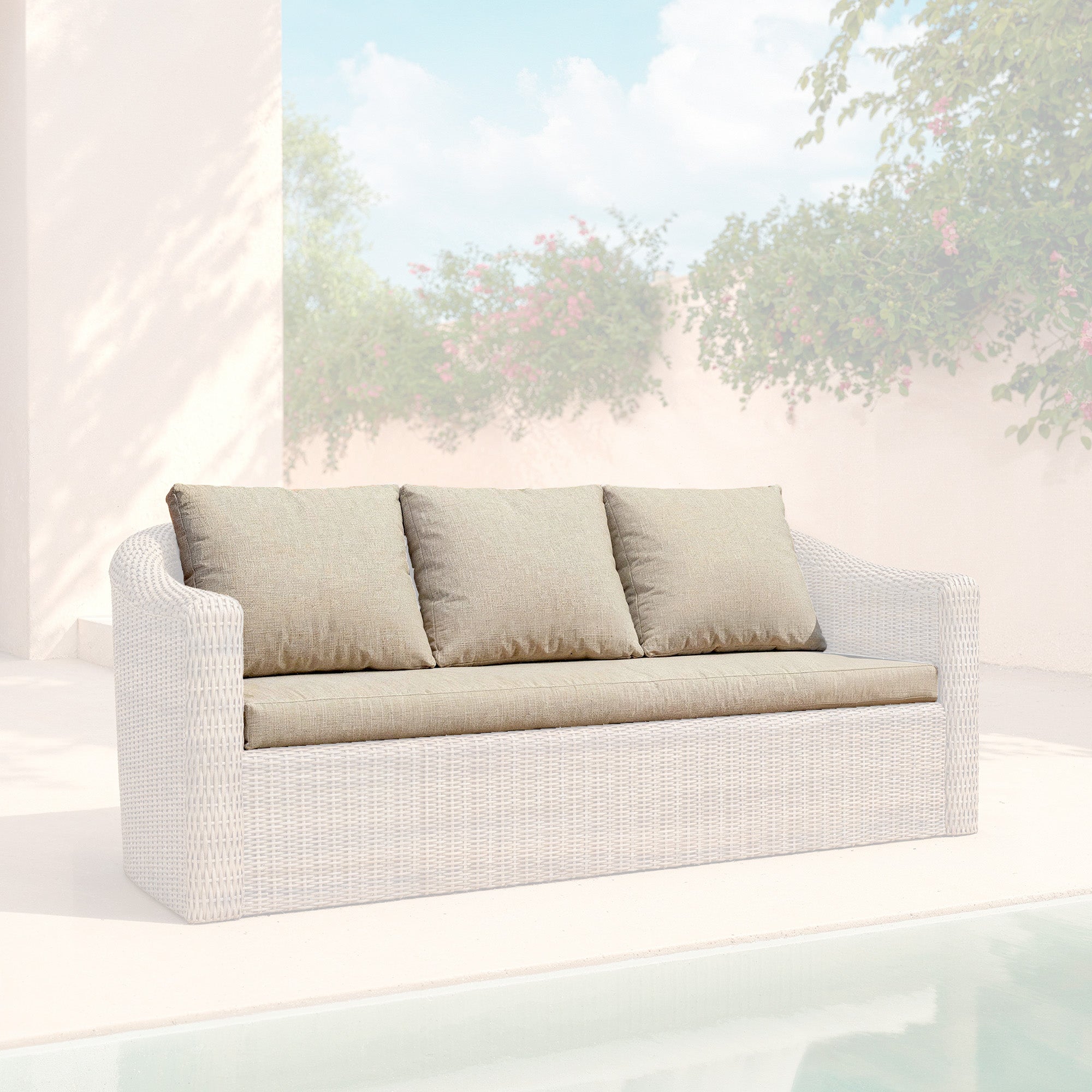 Housse de coussins pour canapé 3 places Calvi