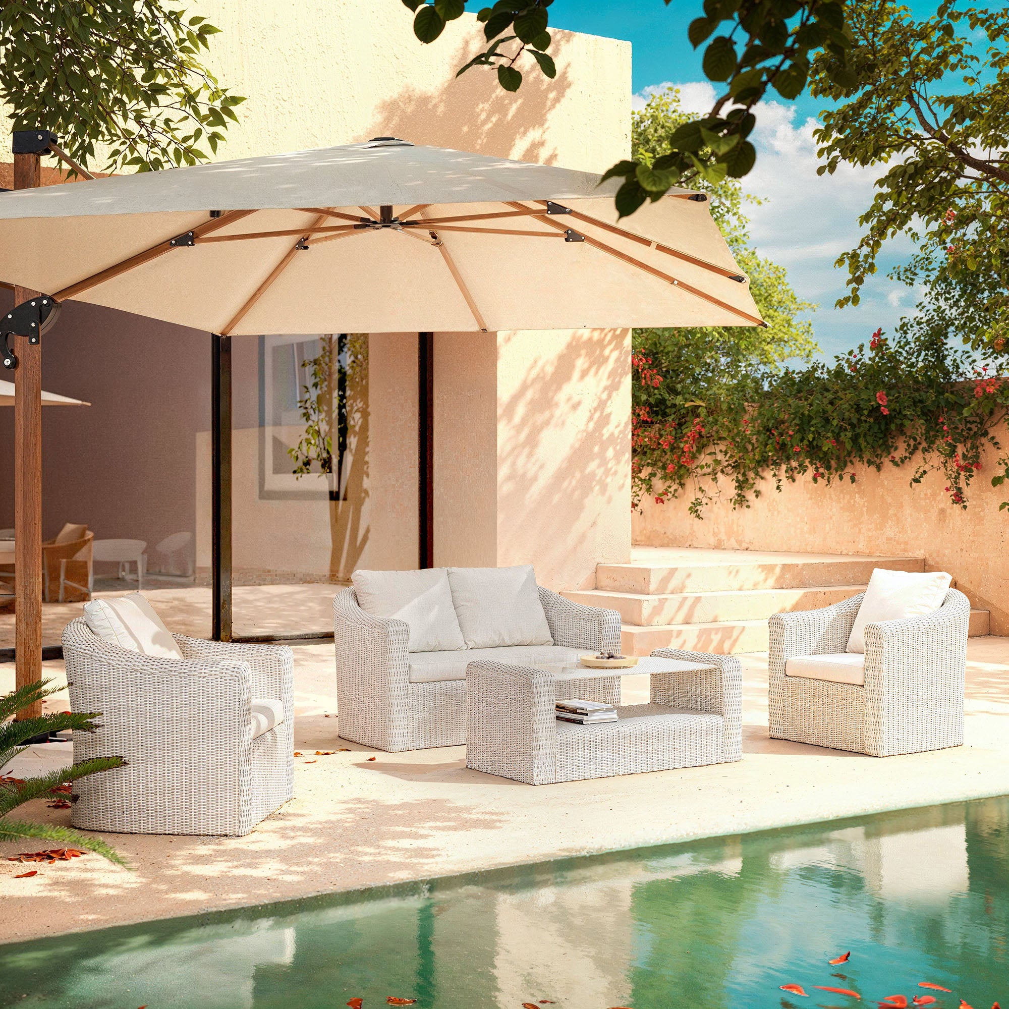 Conjunto de jardim Calvi - 4 lugares