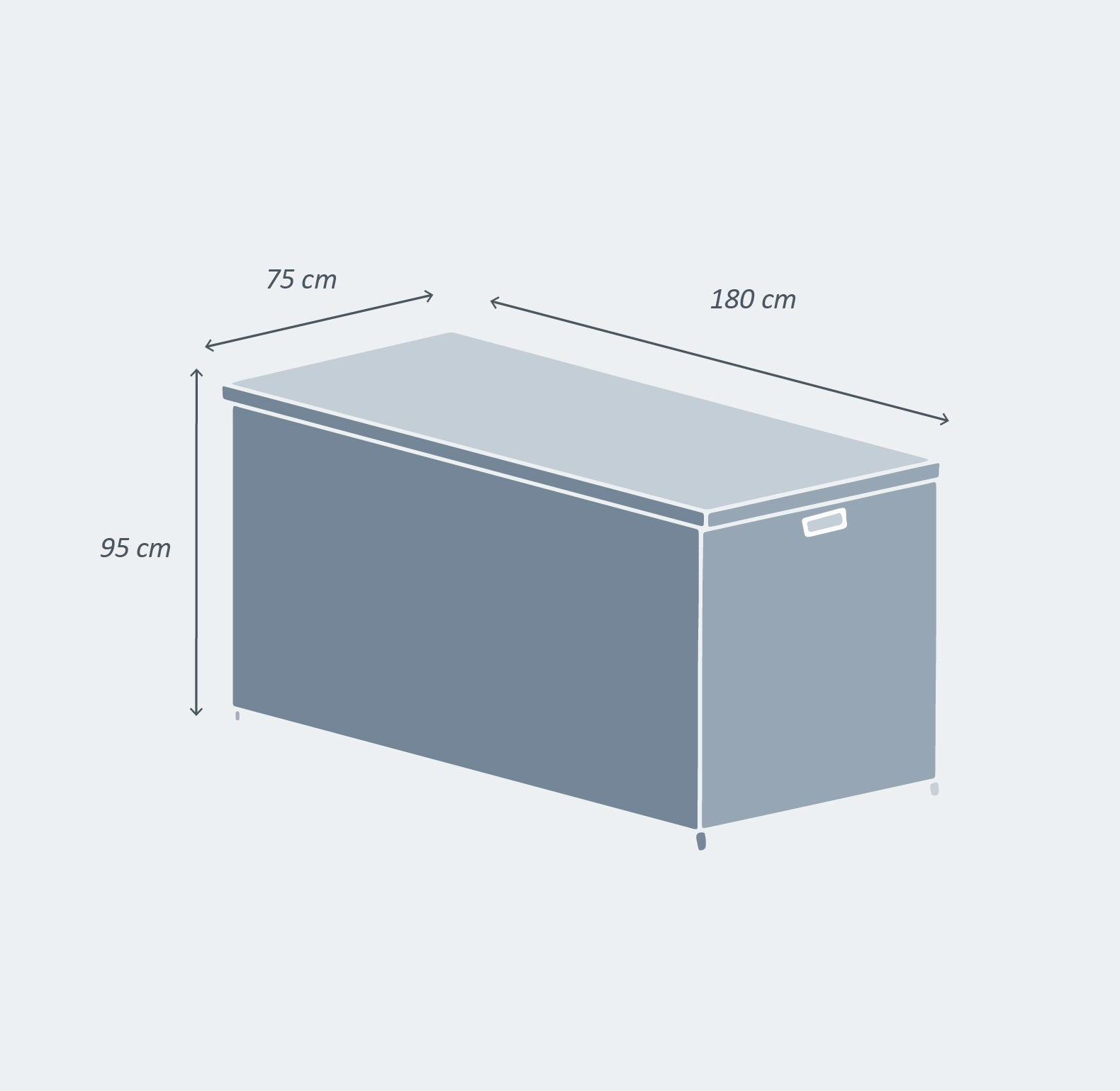 Calvi garden storage box