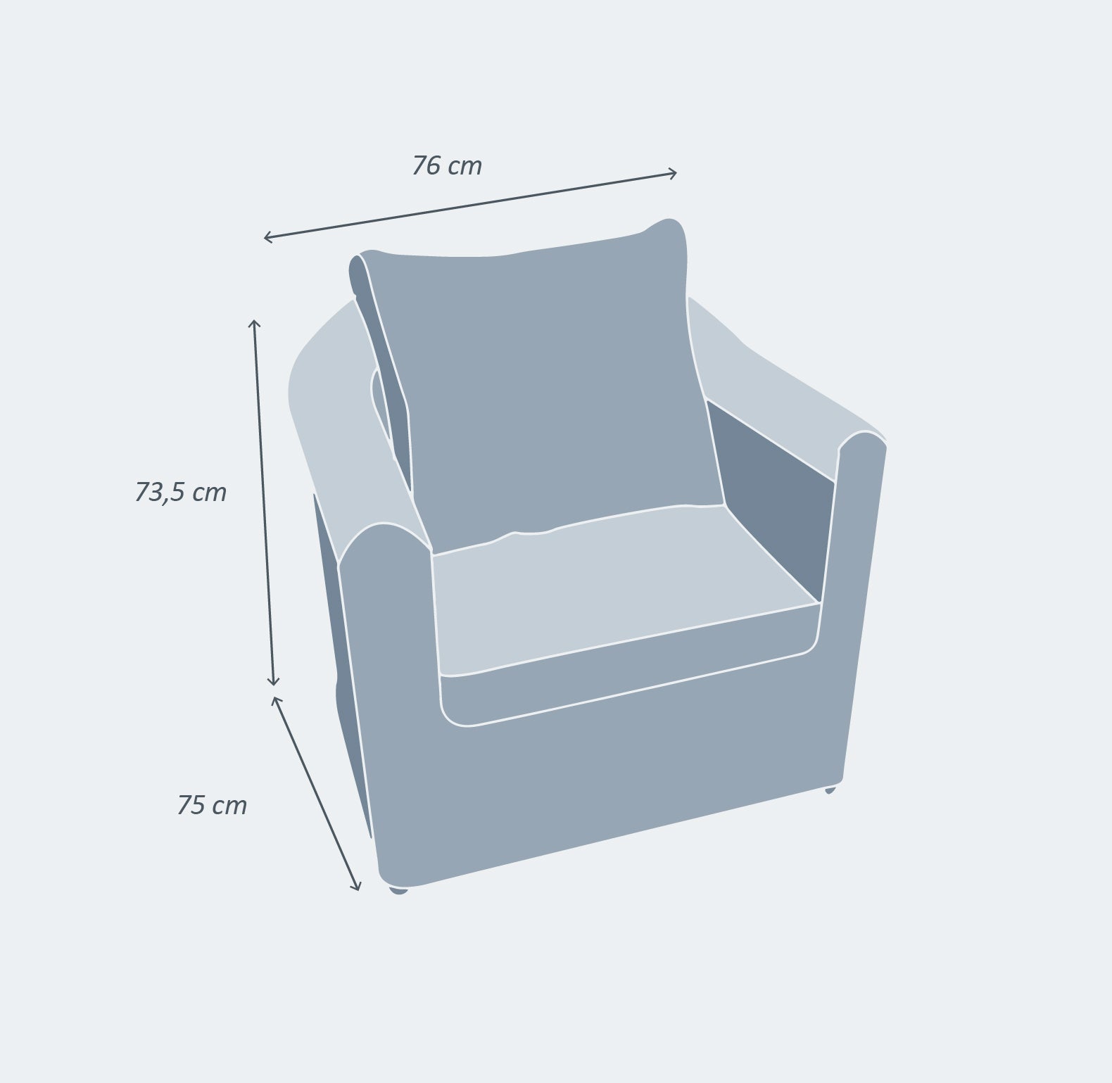 Fauteuil de jardin Calvi