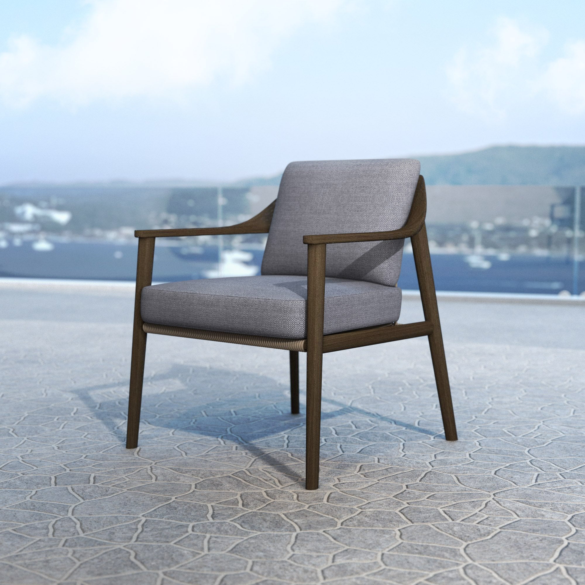 Fauteuil de repas en Teck Cap Ferrat