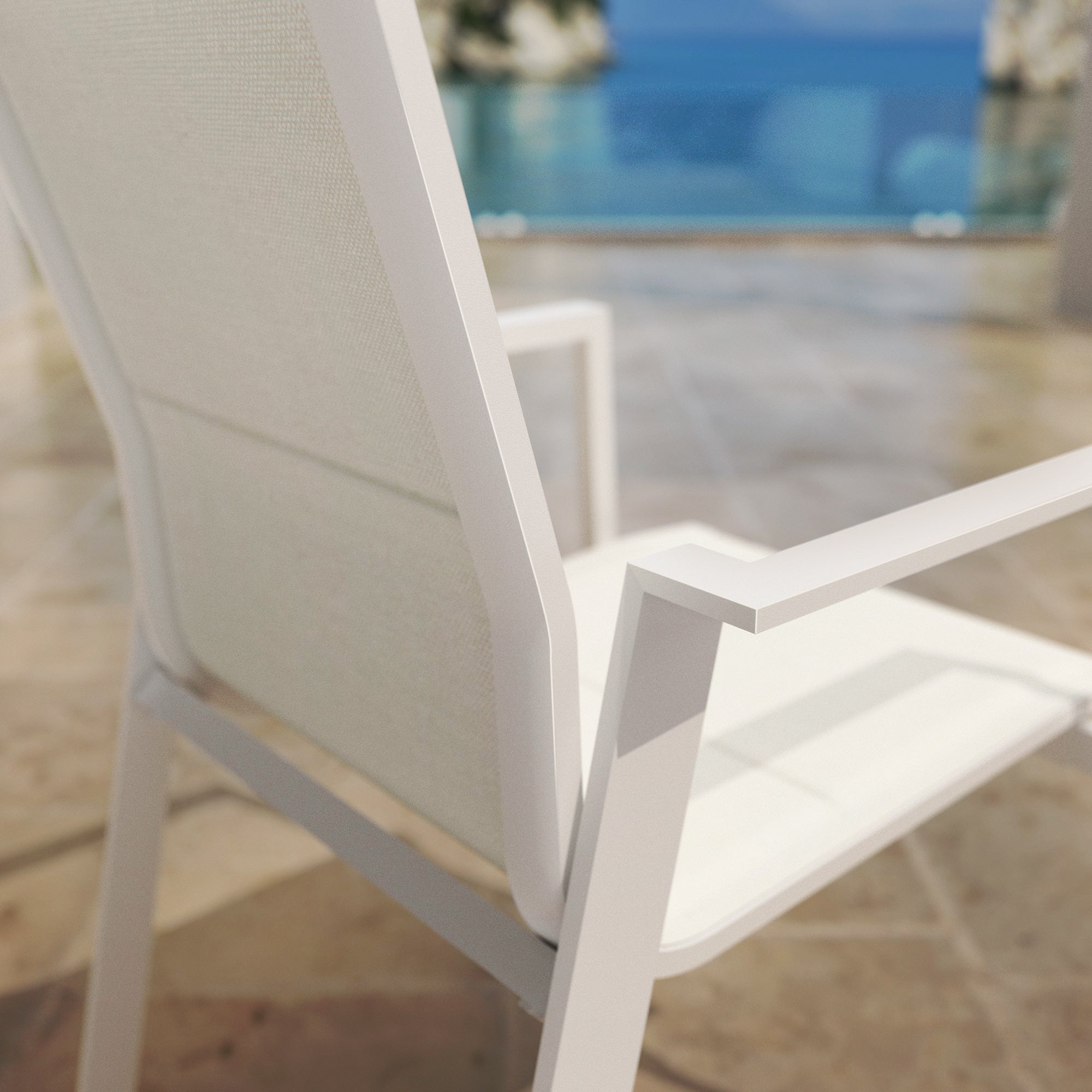 Fauteuil de jardin empilable Portofino