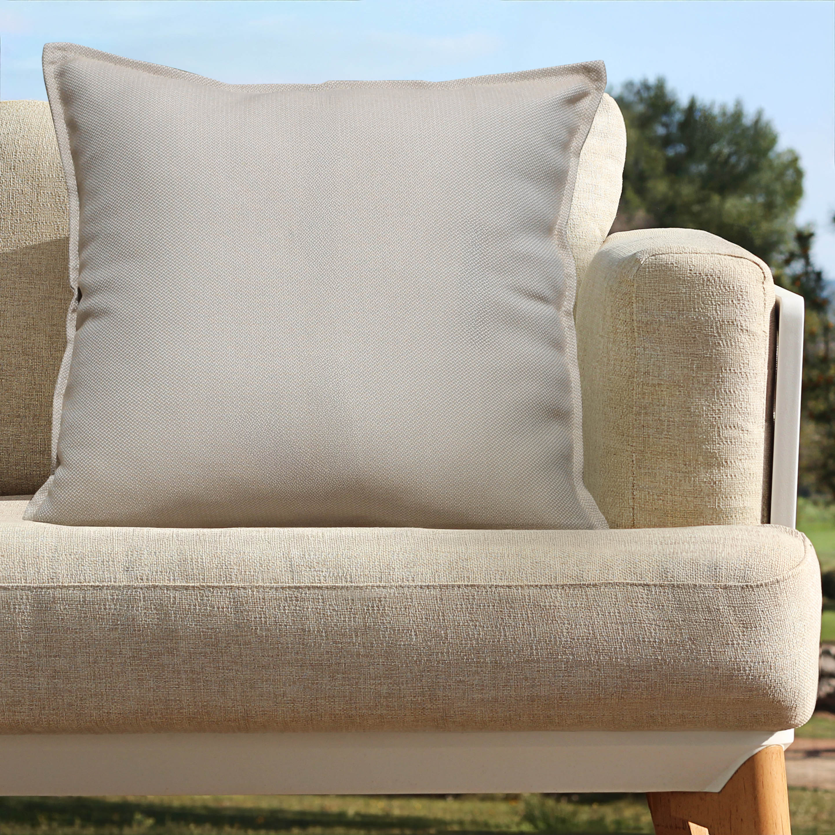 Coussin déco d'extérieur Kalena 60x60 cm