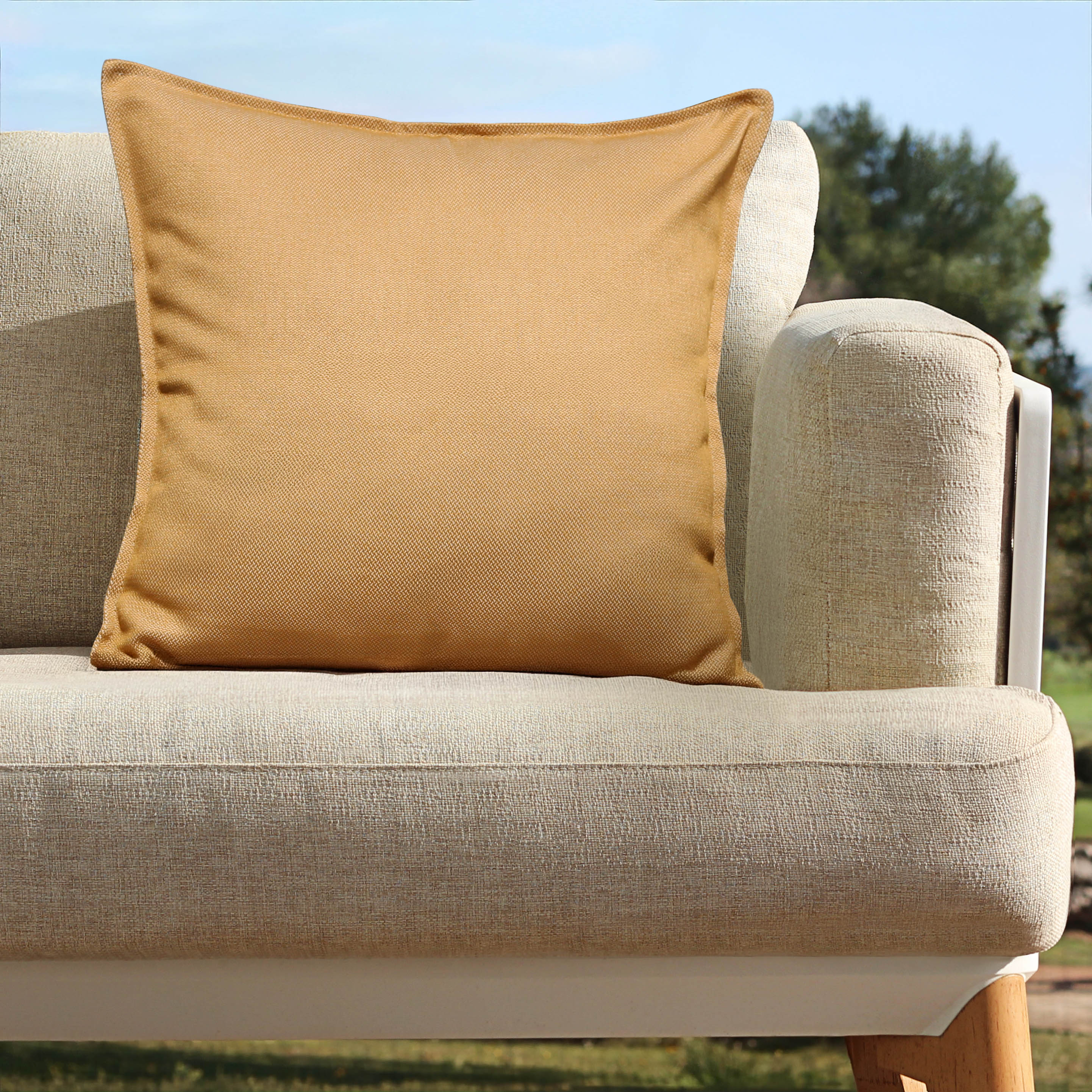 Coussin déco d'extérieur Borae 60x60 cm