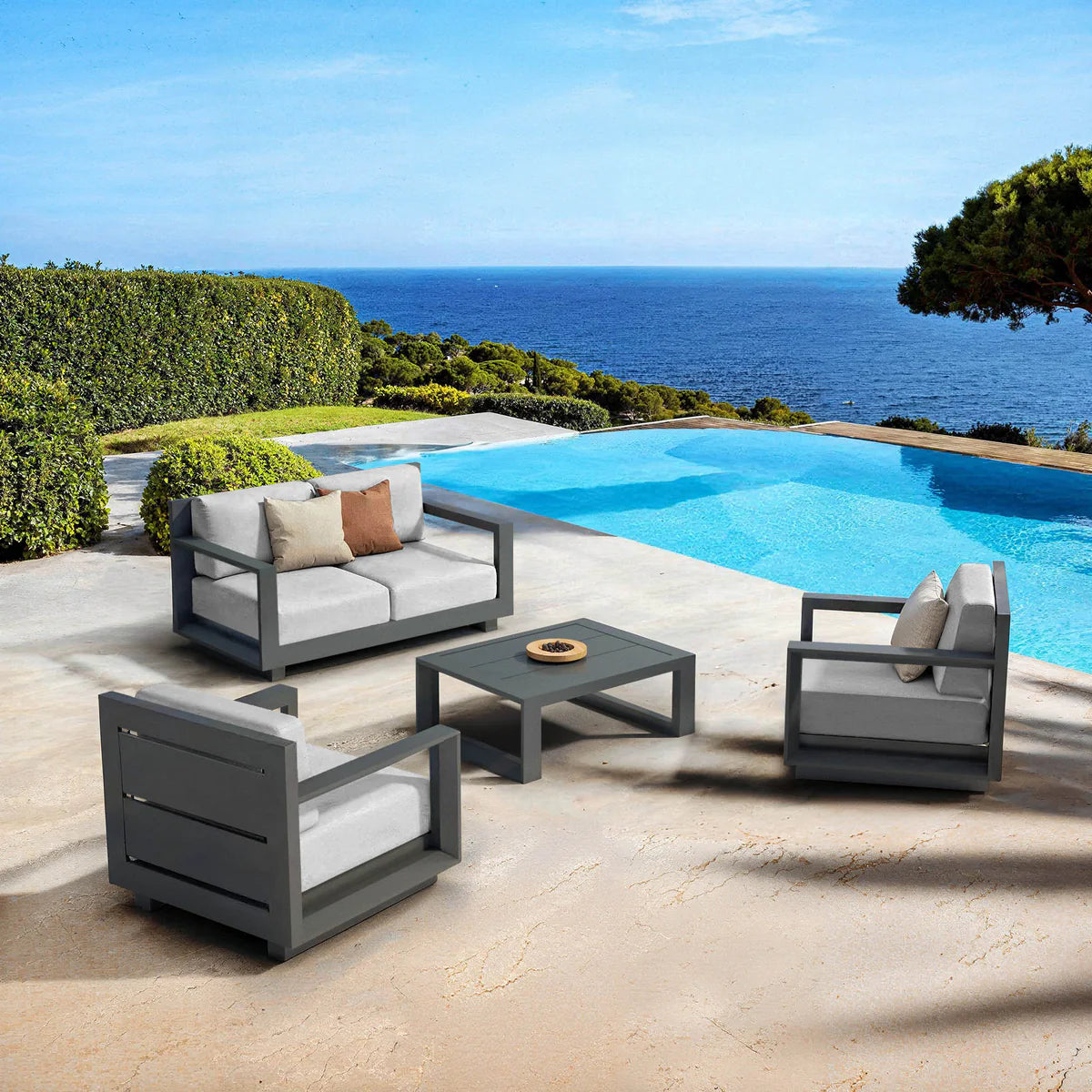 Salotto da giardino Elba - 4 posti (UK)