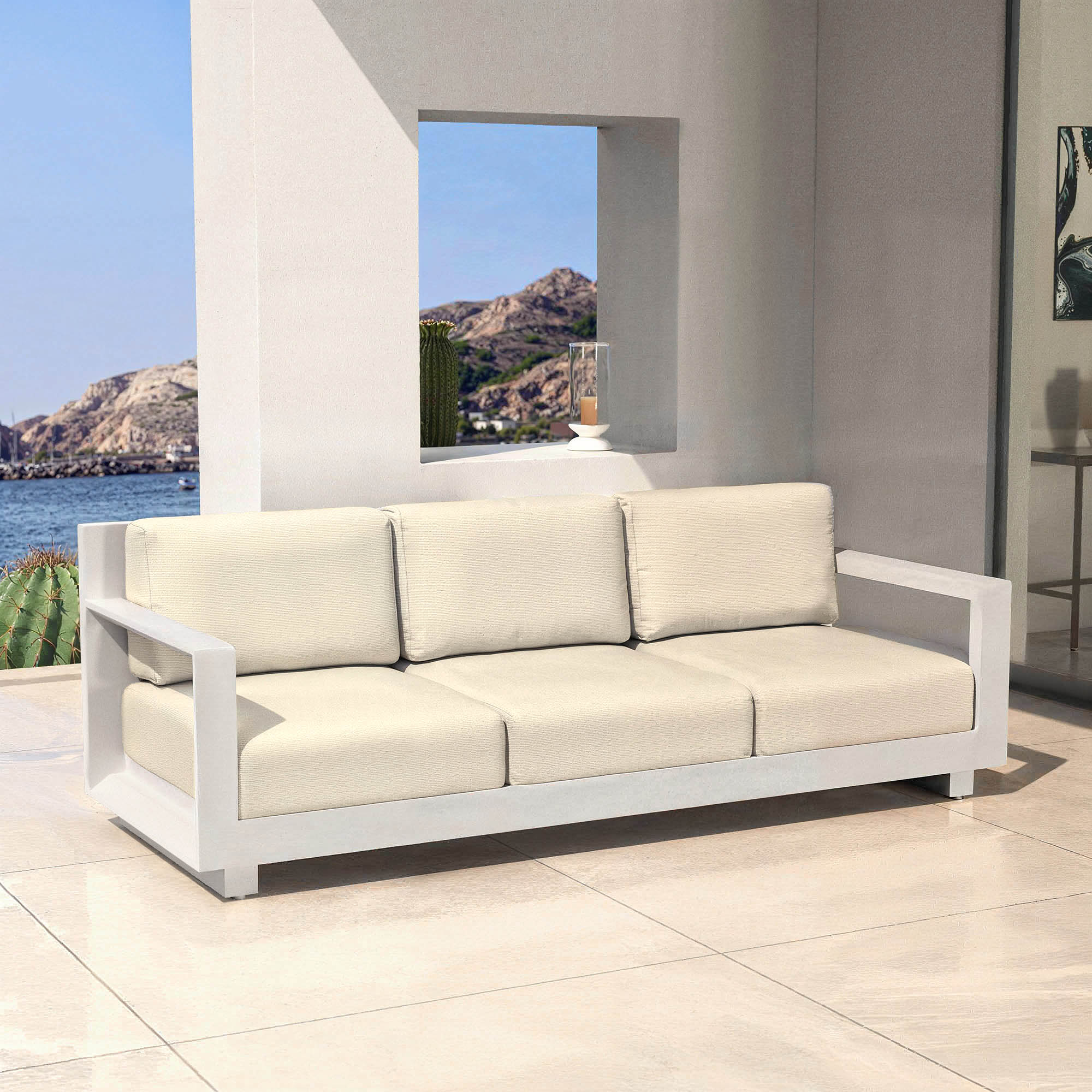 Elba 3-seater garden sofa
