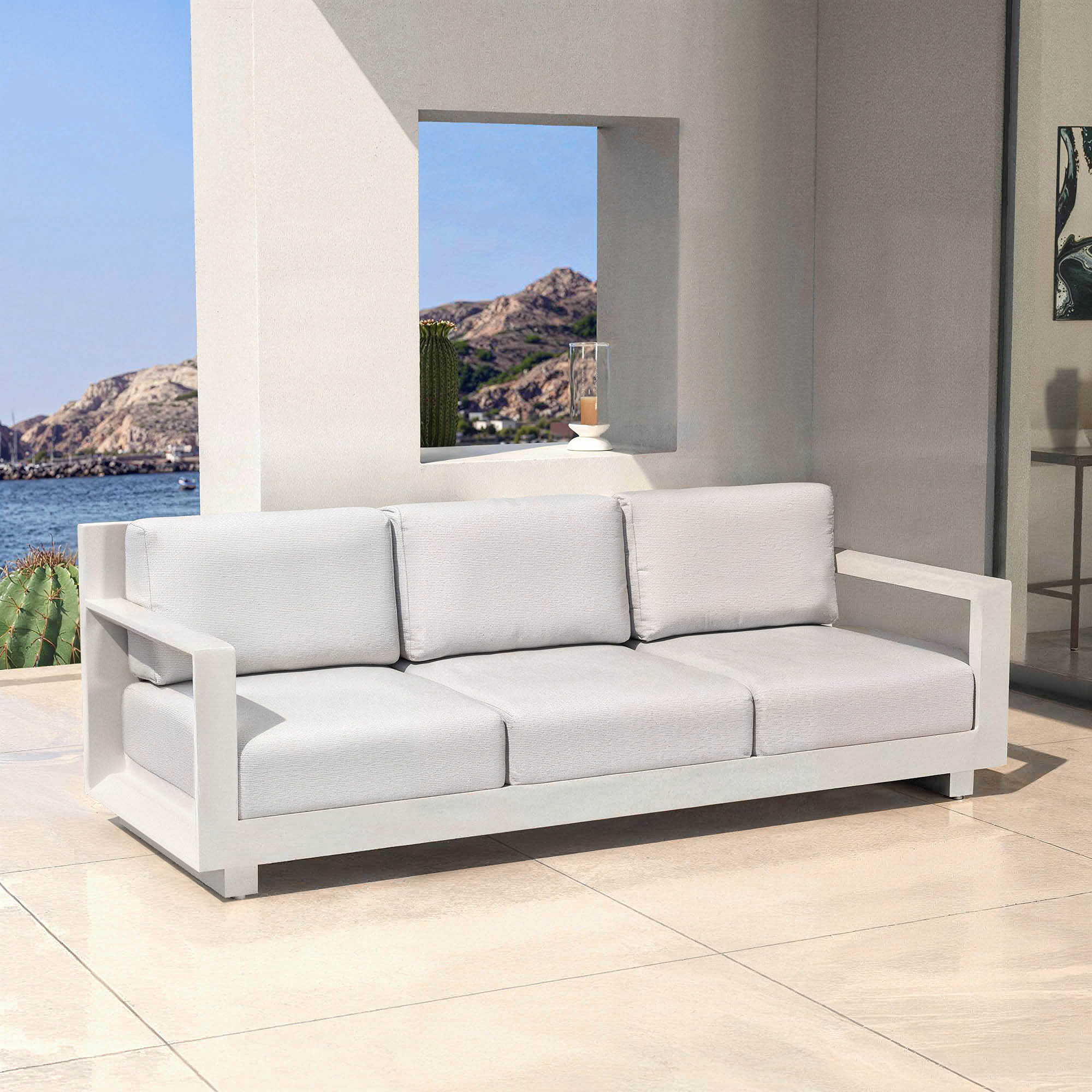 Elba 3-seater garden sofa