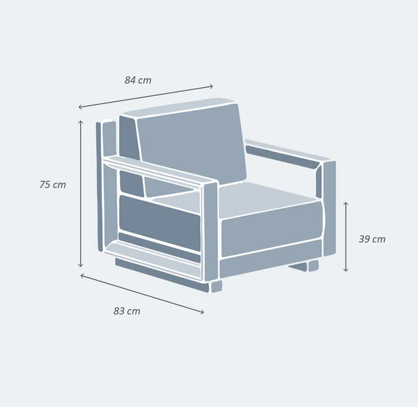 Elba sofa set - 5 seats (UK)