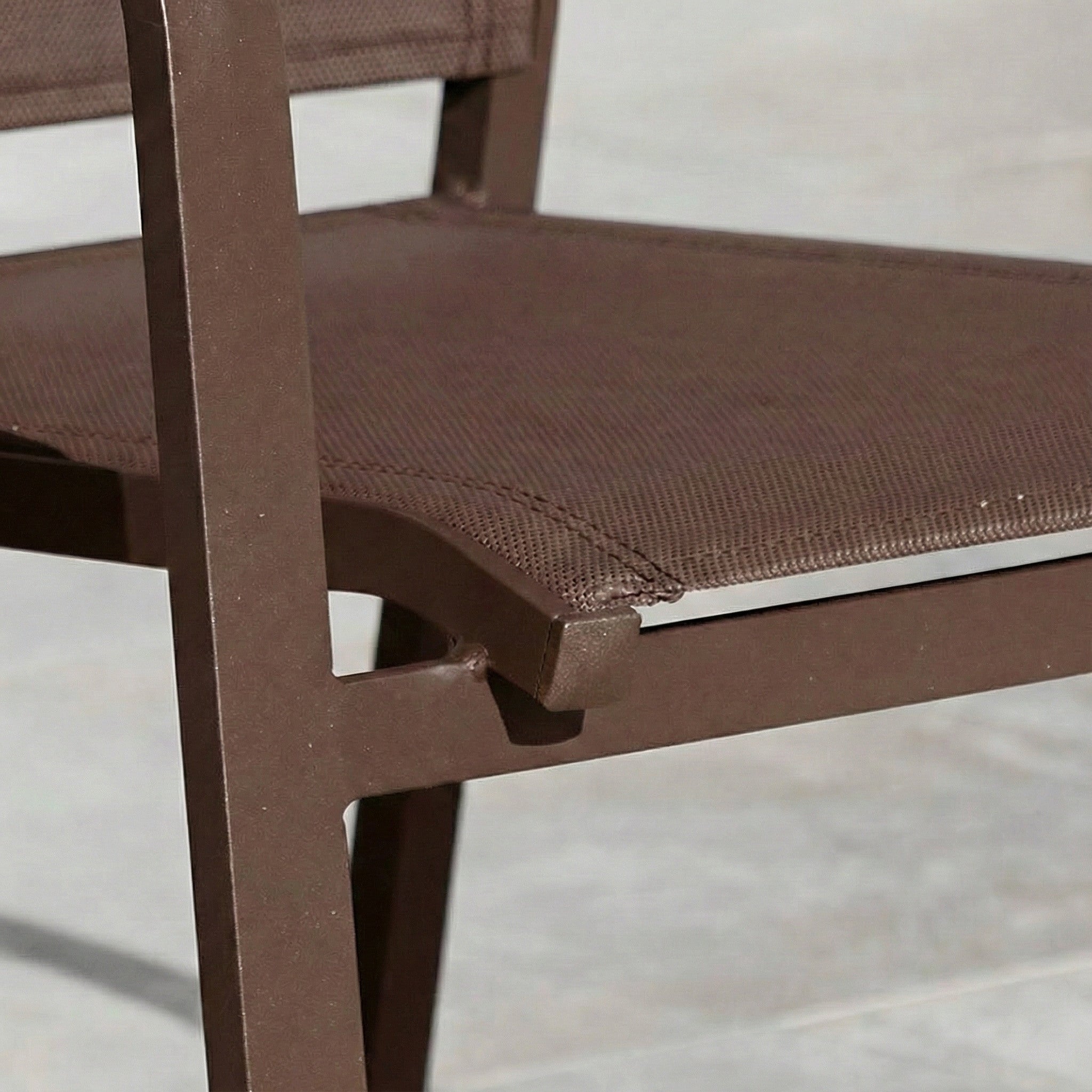 Fauteuil de jardin alu empilable Murano