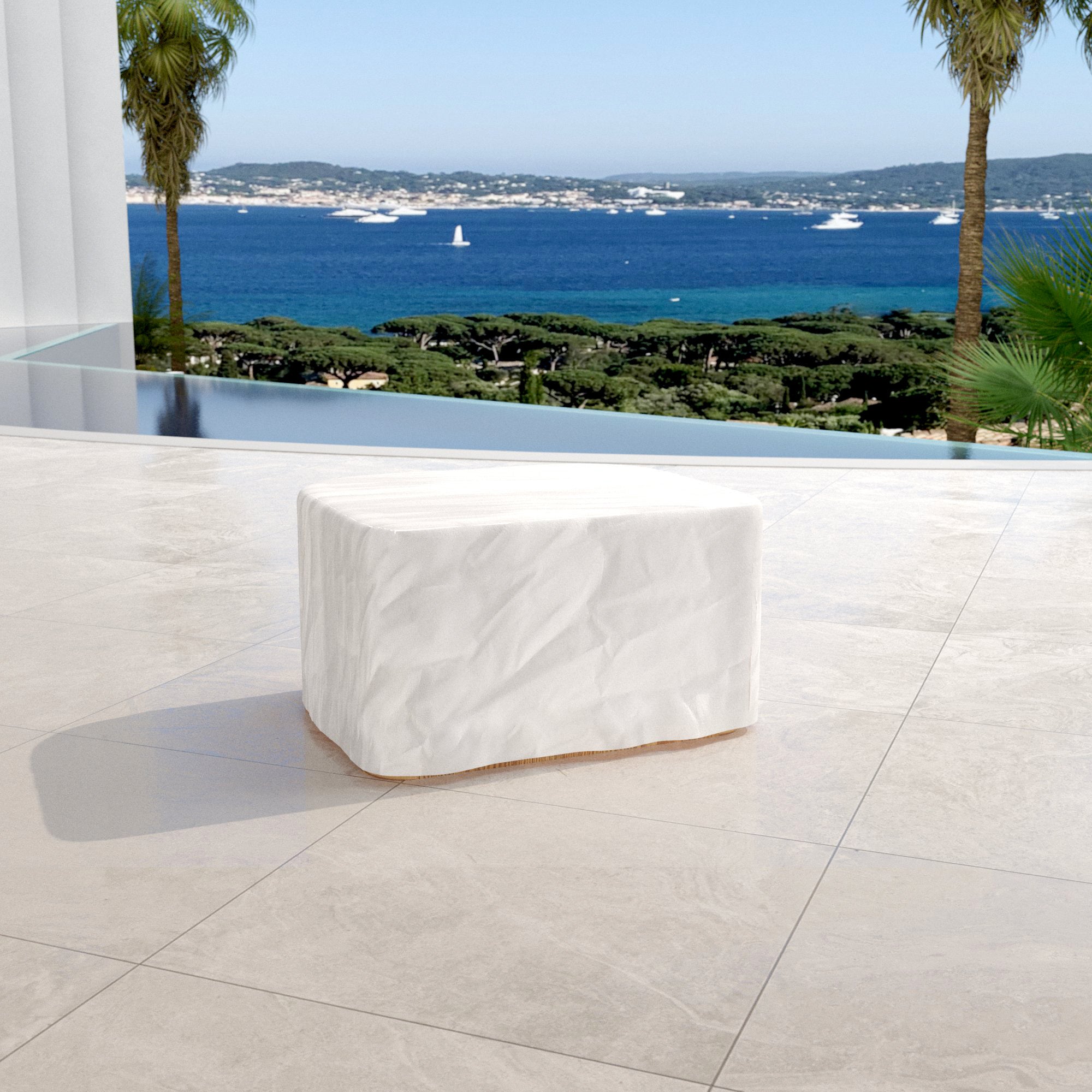 Java teak garden armchair