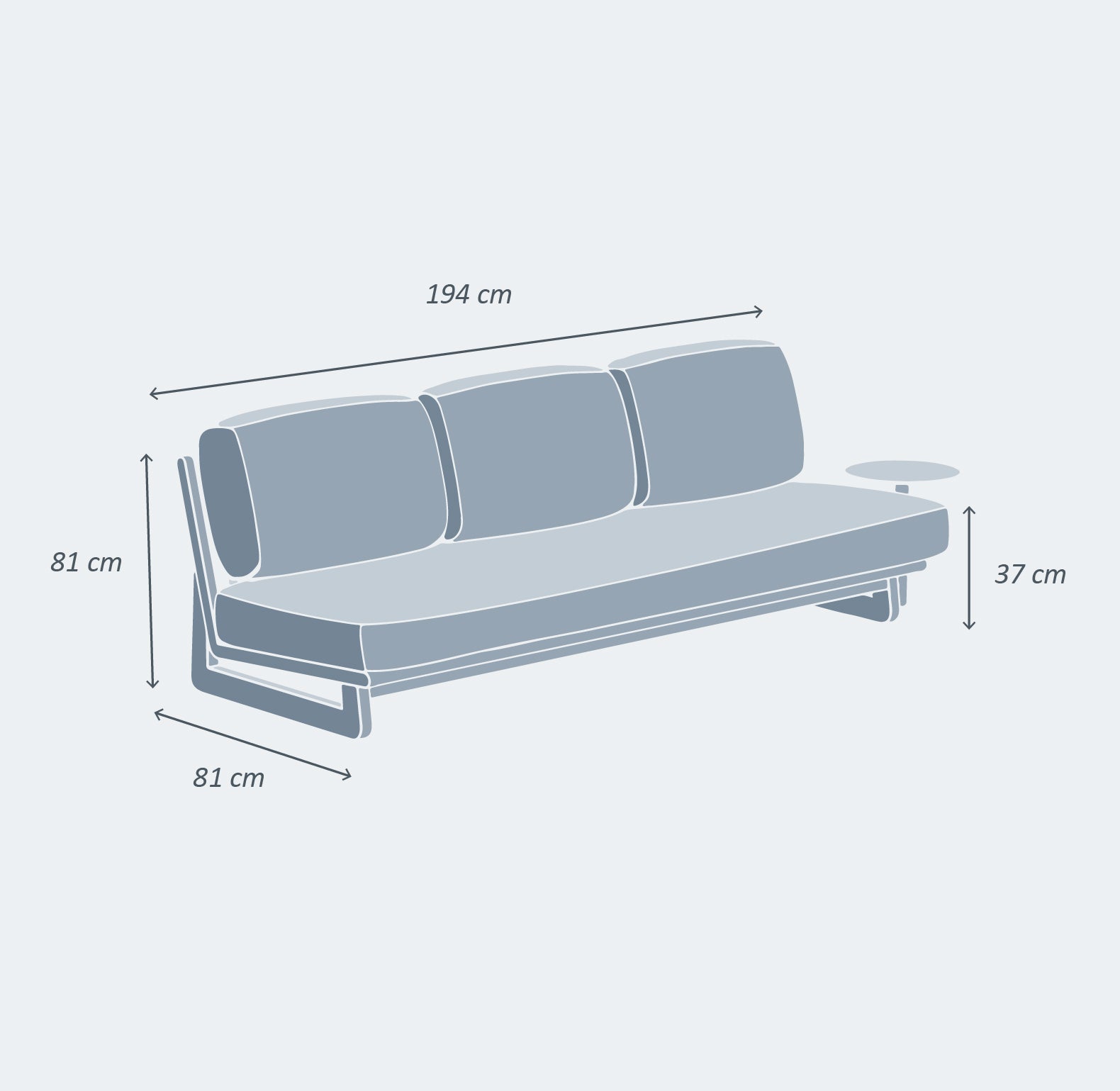 Salon de jardin Long Beach - 5 places