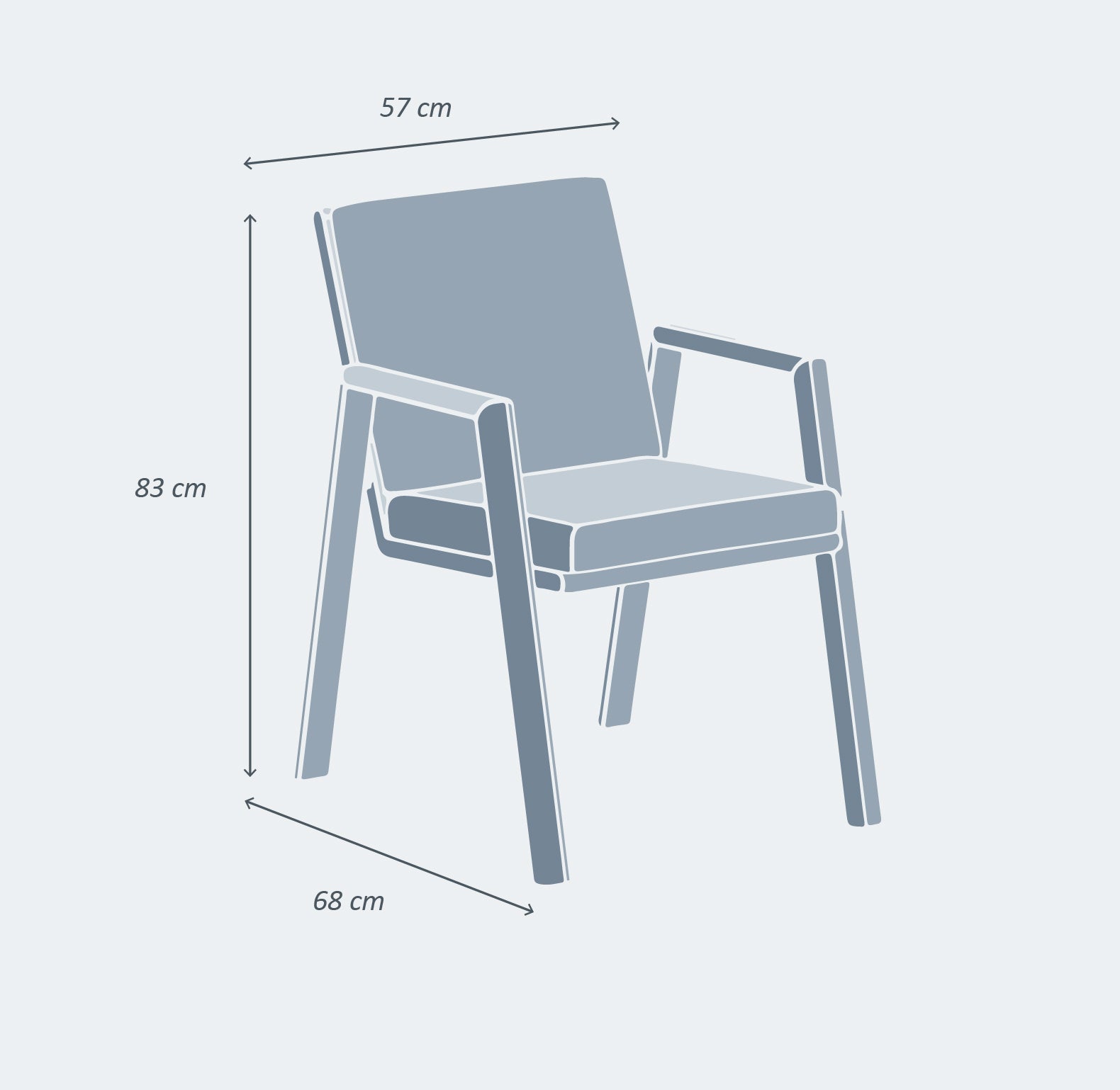 Fauteuil de jardin Long Beach