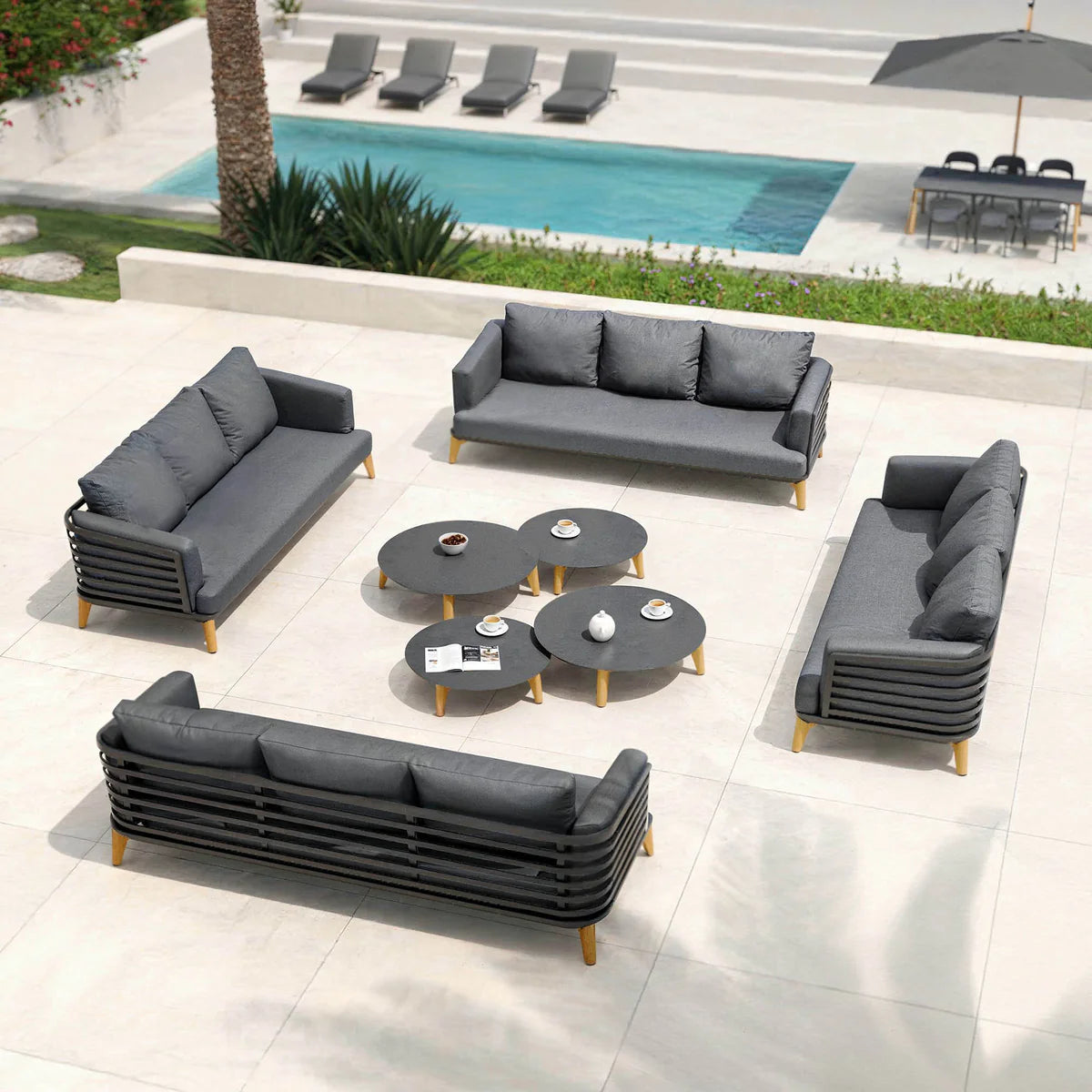 Lounge-set Monte Carlo - 12 Plätze (UK)