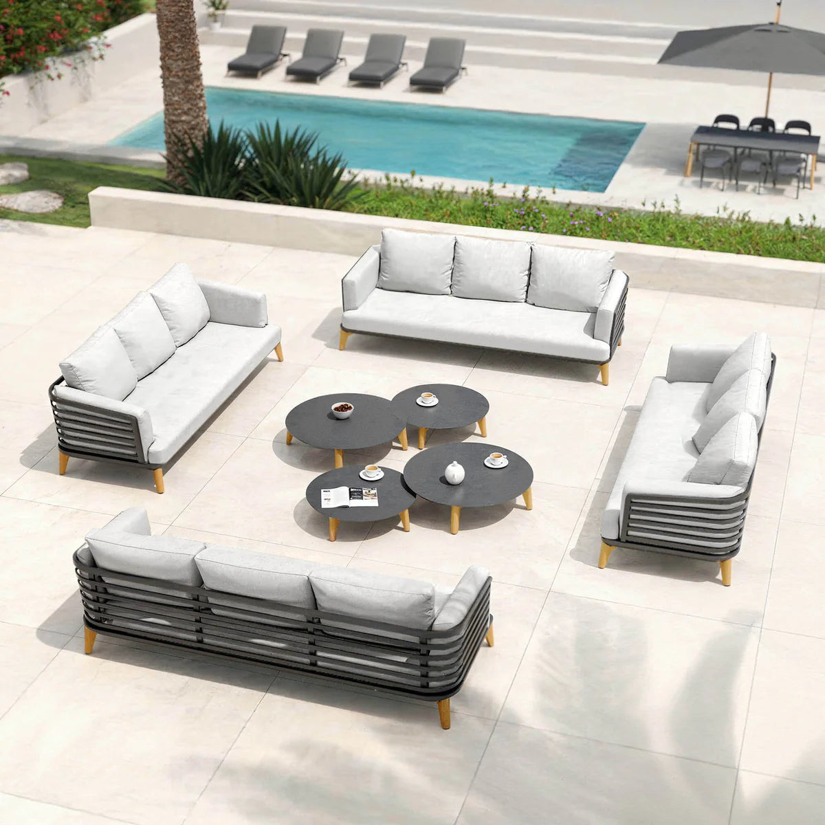 Lounge-set Monte Carlo - 12 Plätze (UK)