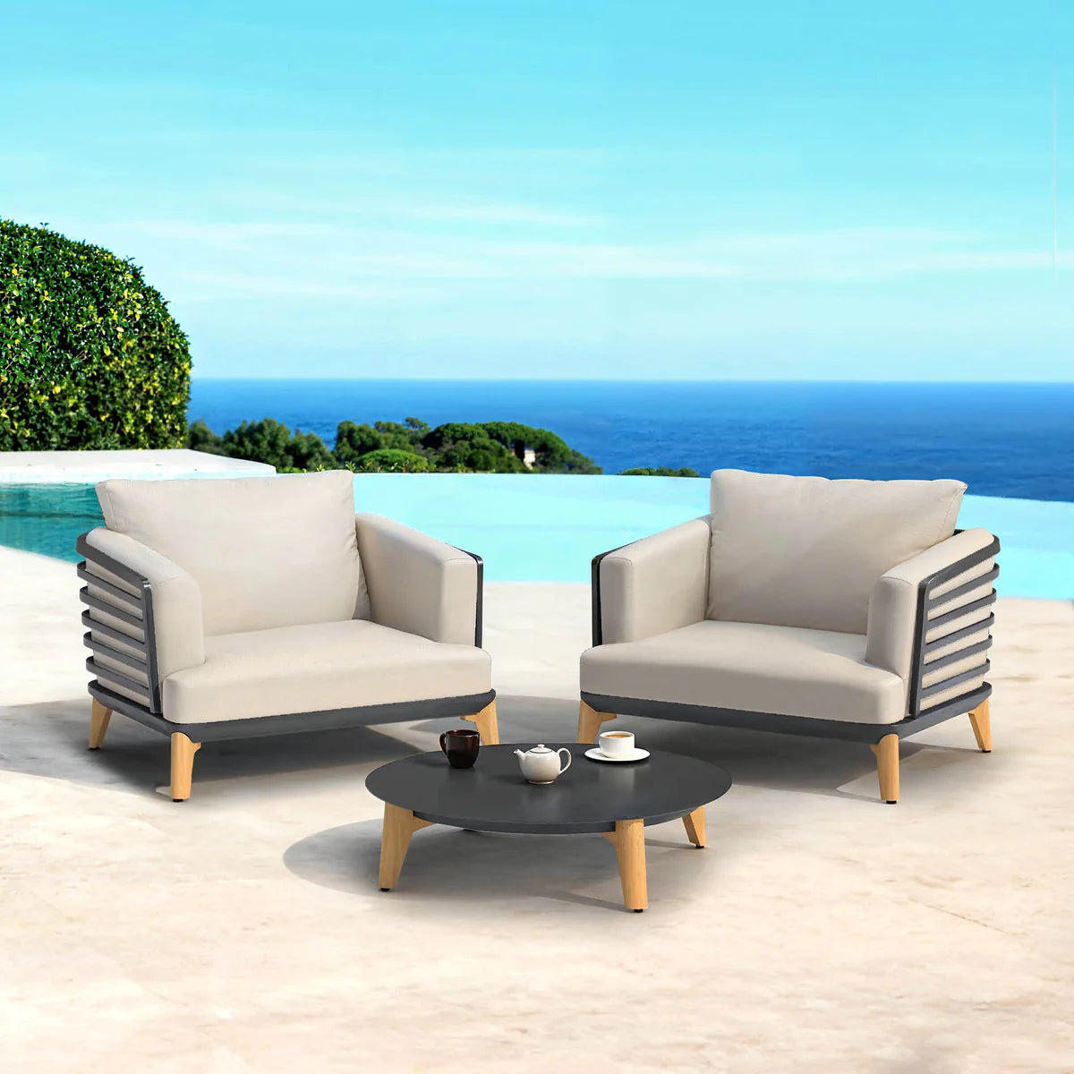 Lounge-set Monte Carlo - 2 Plätze (UK)