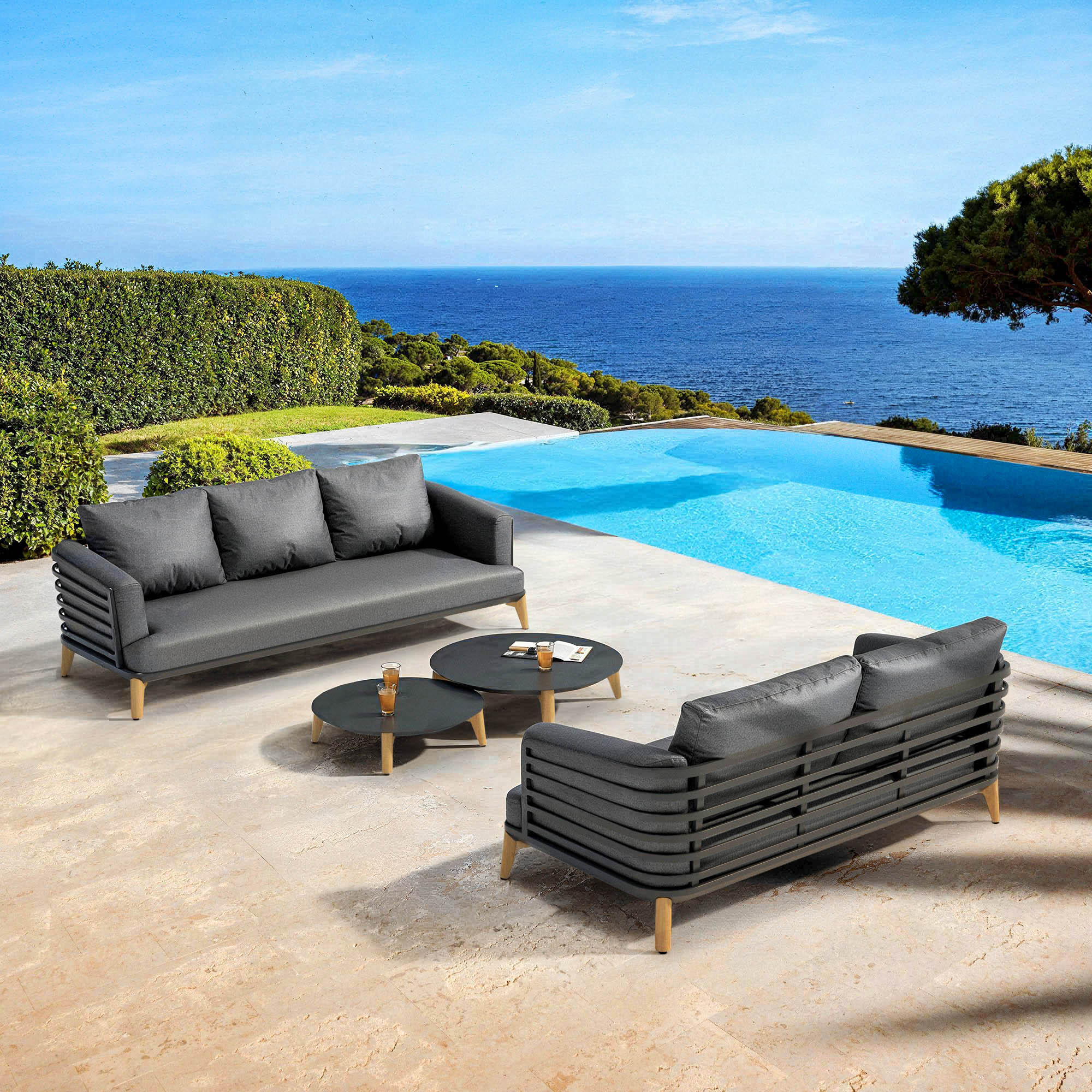 Monte Carlo garden furniture set - 5 seats