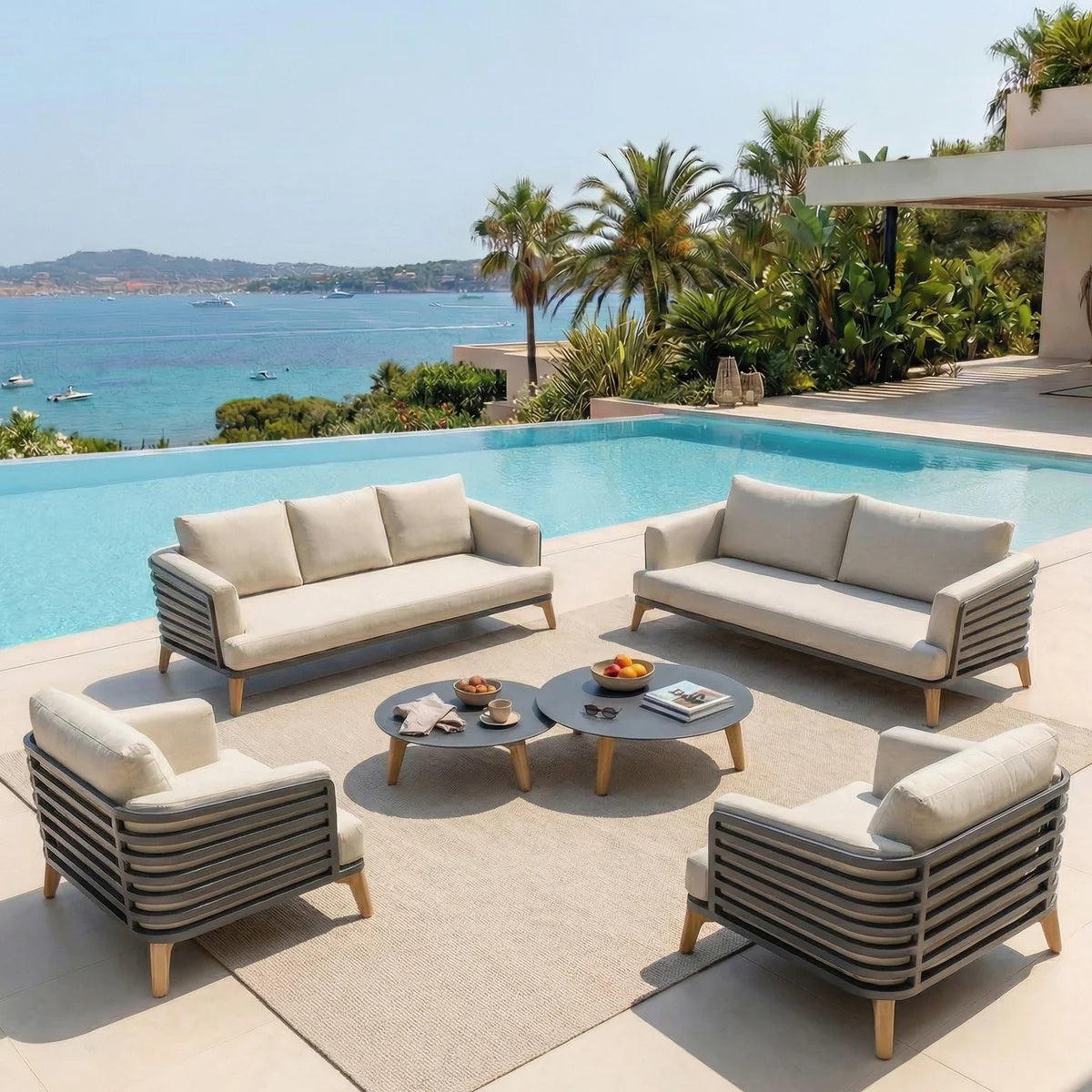 Conjunto de jardim Monte Carlo - 7 lugares (UK)