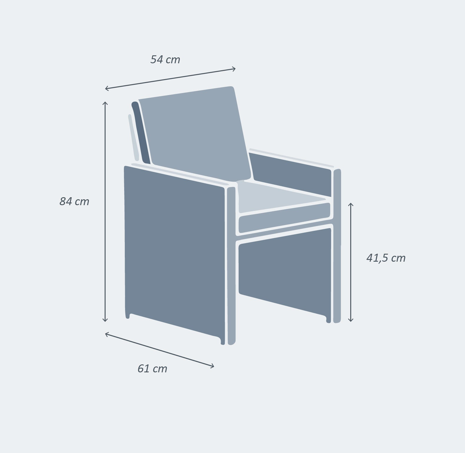 Lounge-Set Menorca – 4 Sitzplätze