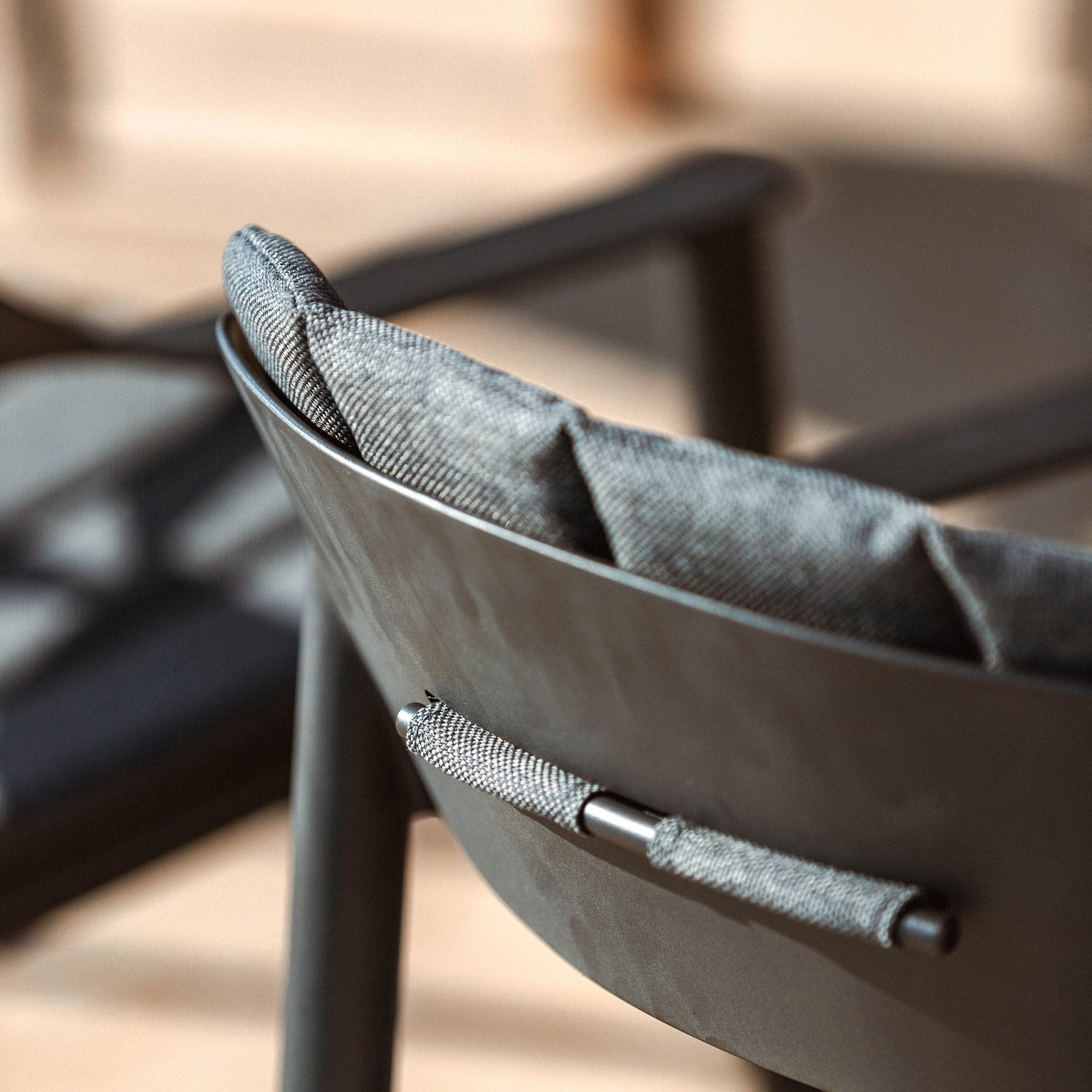 Set of 2 Monte Carlo garden/dining armchairs