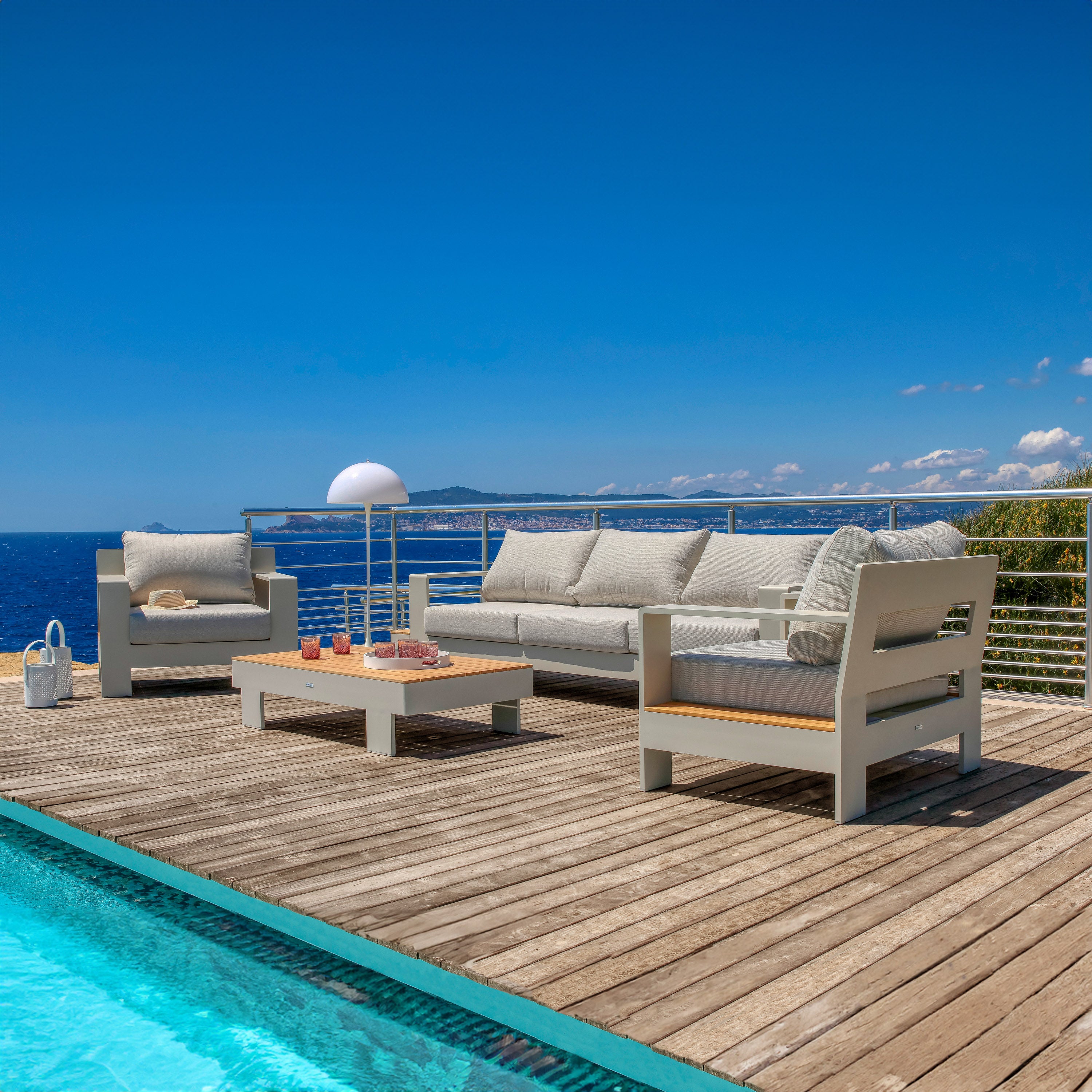 <tc>Lounge-set Antibes - 5 Sitzplätze</tc>