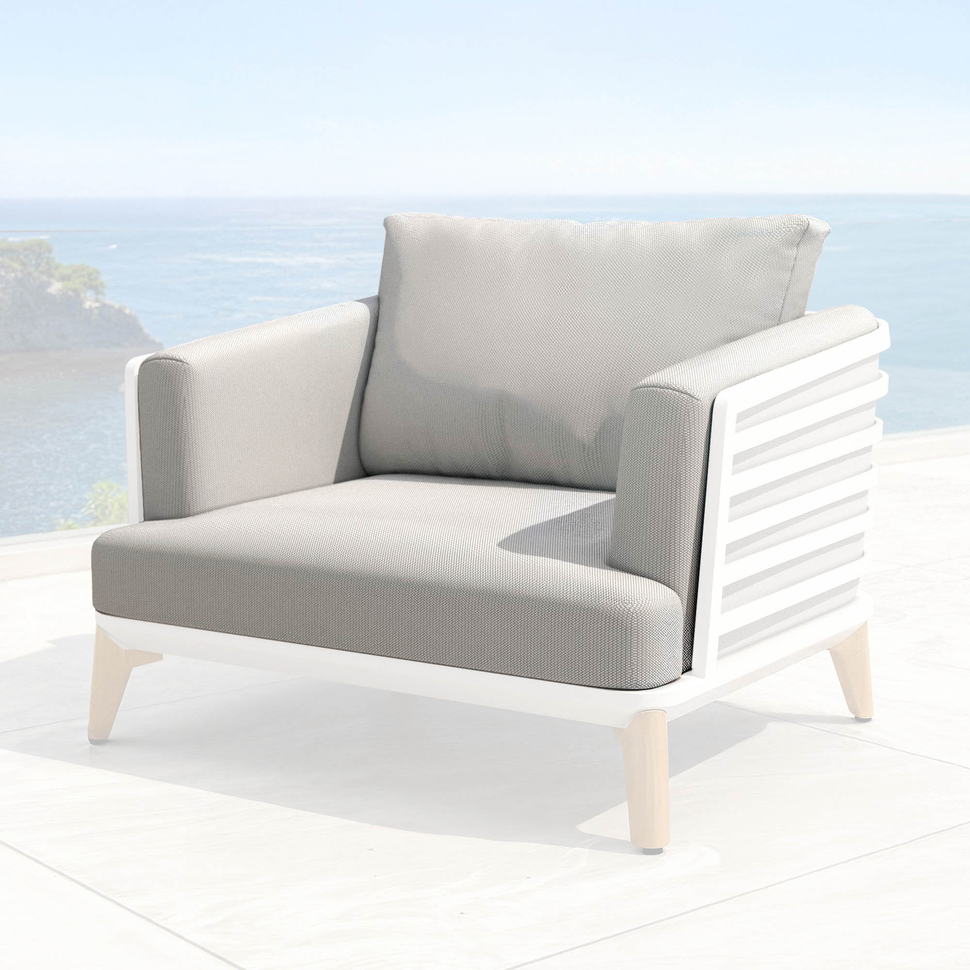 Cushion covers for Monte Carlo armchair